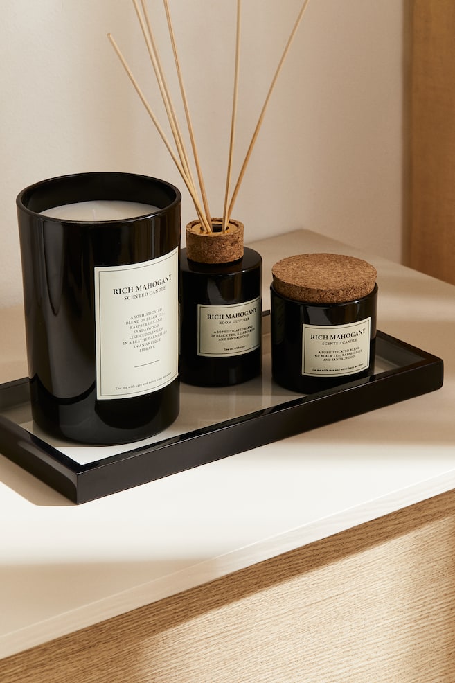 Cork-lid scented candle - Black/Rich Mahogany/White/Sundried Linen/Beige/Sublime Patchouli/Green/Yuzu Blossom/dc - 2