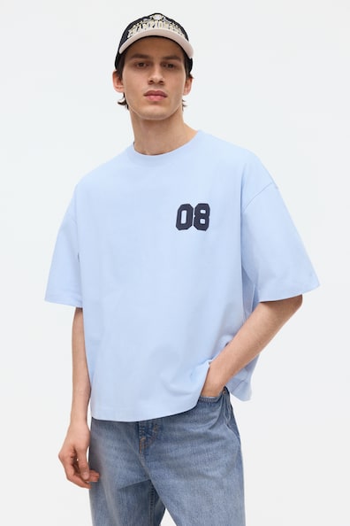 オーバーサイズフィット プリントTシャツ