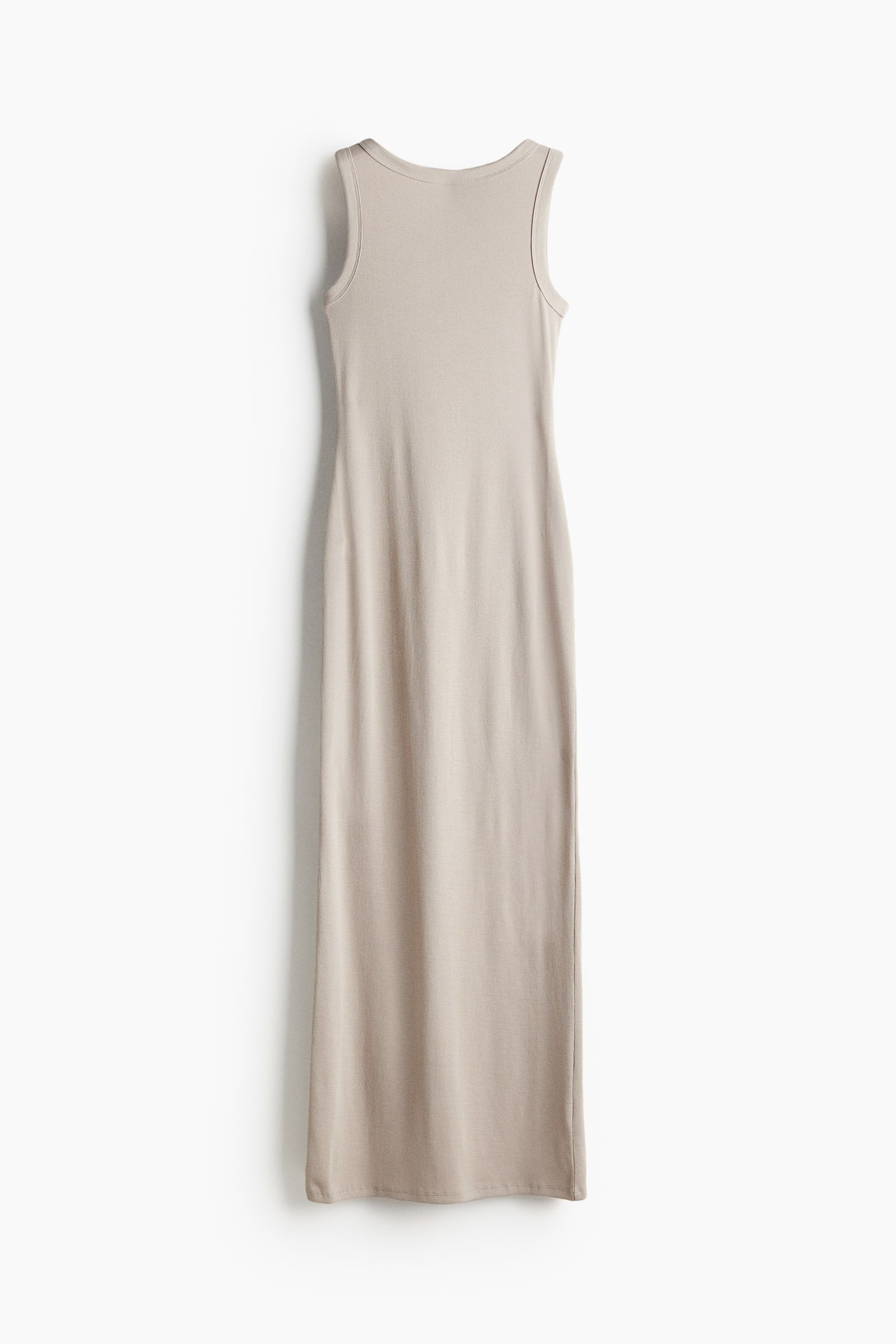 Rib Bodycon Dress - Light greige/Khaki green/Black/Dark grey/Light grey marle - 2