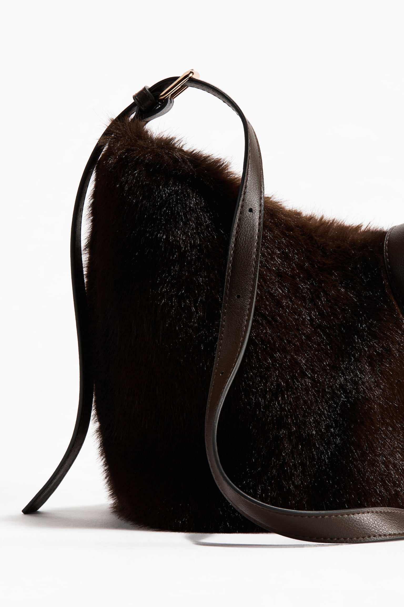 Crossbody-tas - Donkerbruin/Lichtbeige - 4