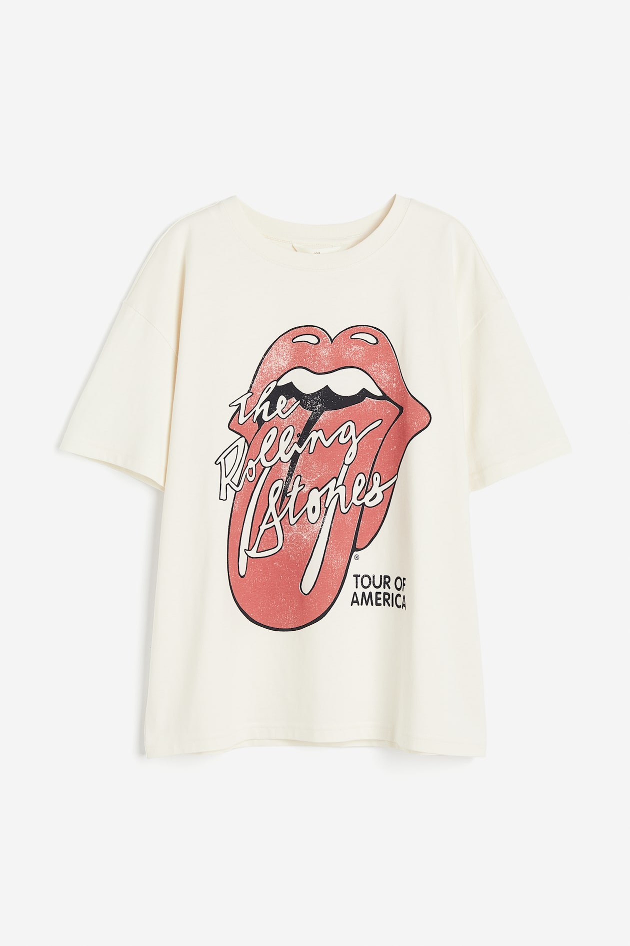 H&m T Shirt Rolling Stones Donna Soft-Fleece