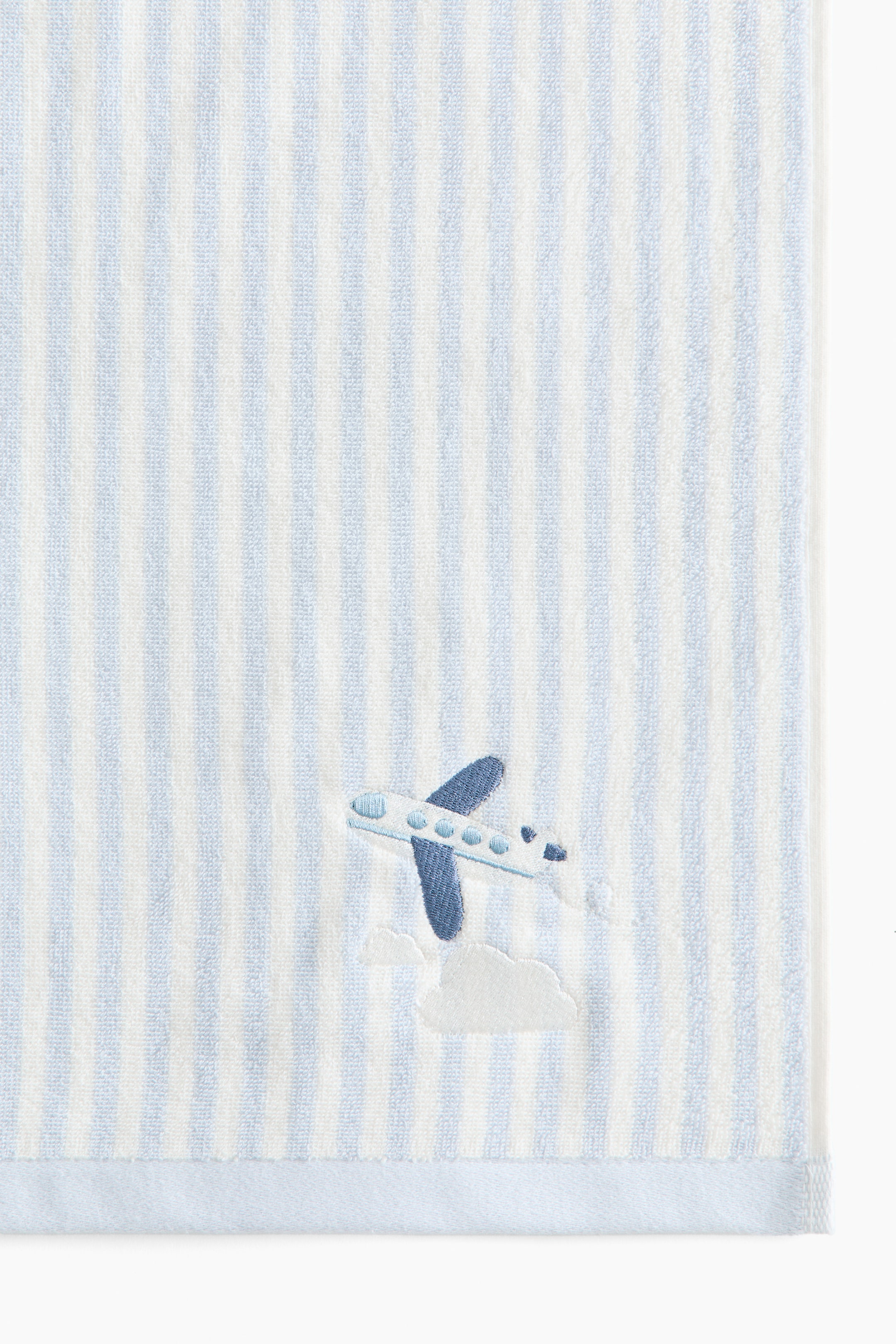 Embroidered-Detail Bath Towel
