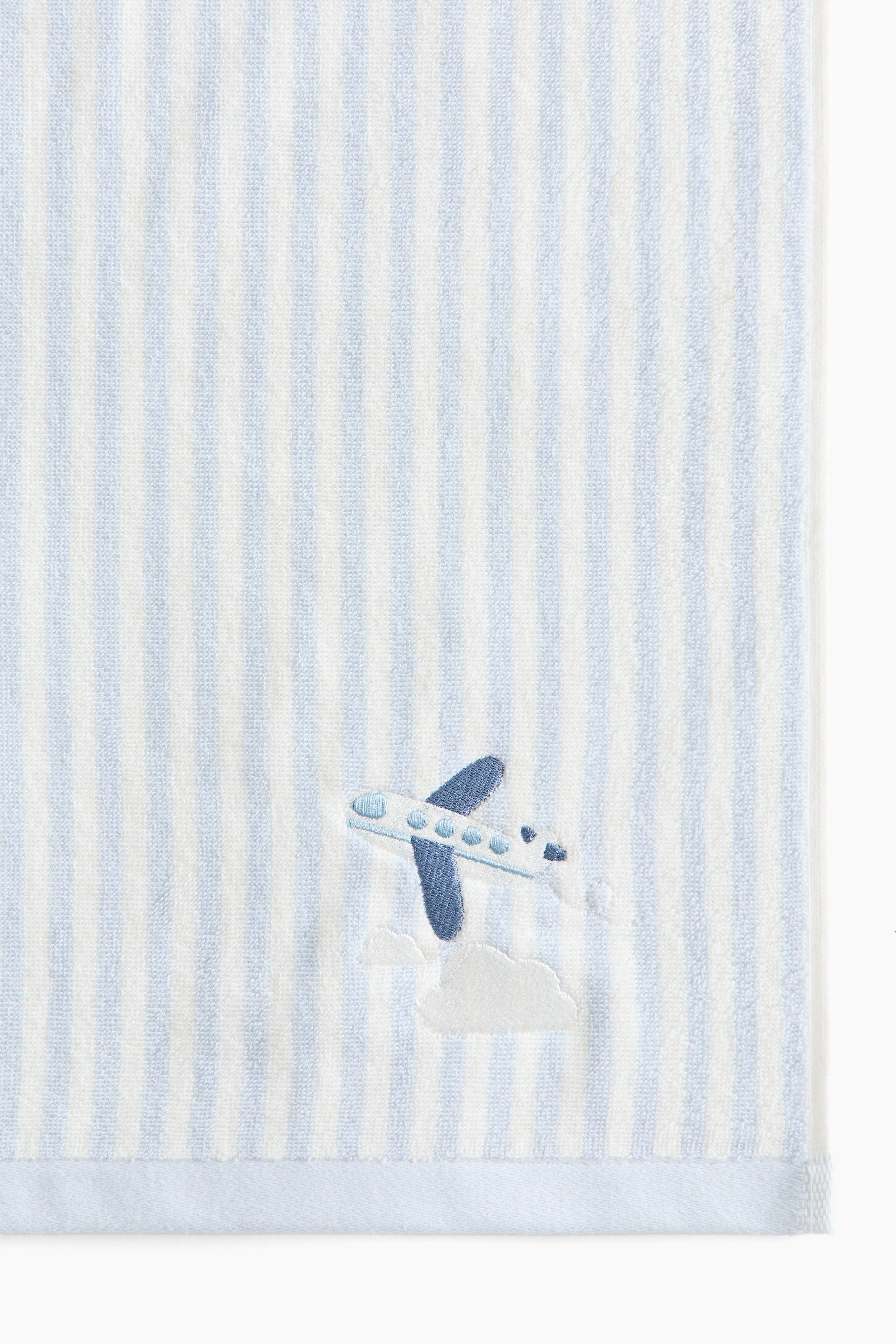 Embroidered-Detail Bath Towel