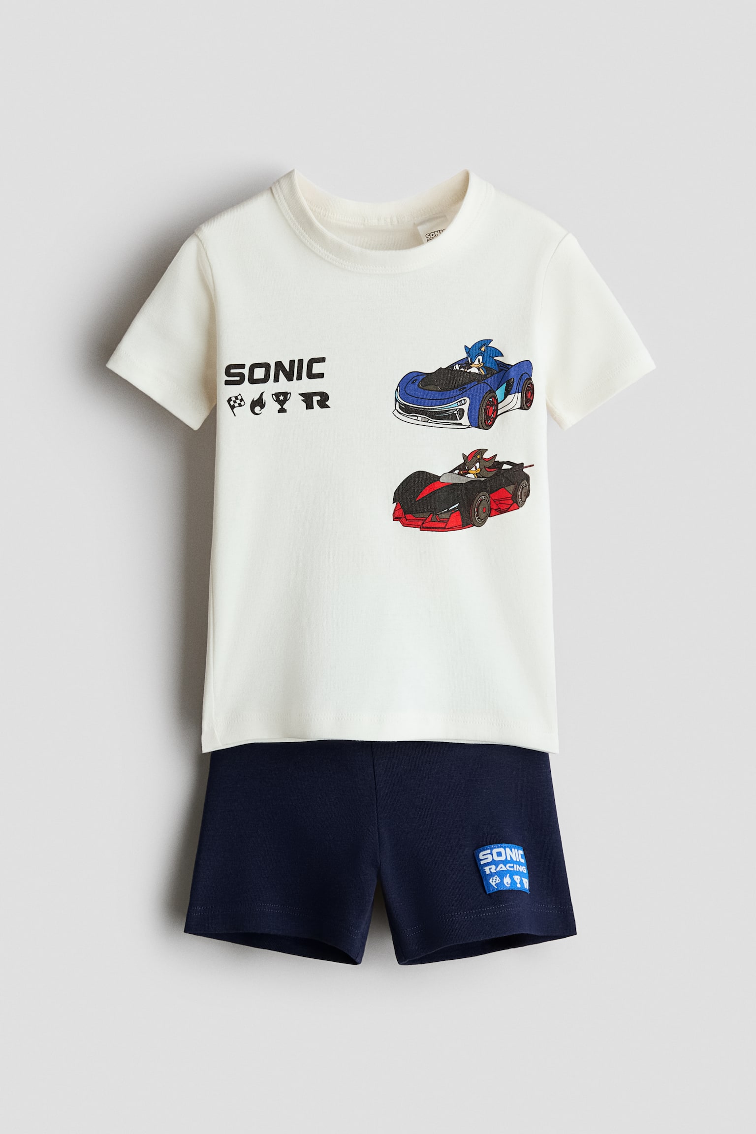 Pyjama Bien Ajusté en jersey de coton - Blanc/Sonic le Hérisson/Gris clair chiné/Marvel Comics/Bleu clair/Minions/Bleu clair/La Pat' Patrouille/Crème/Pokémon