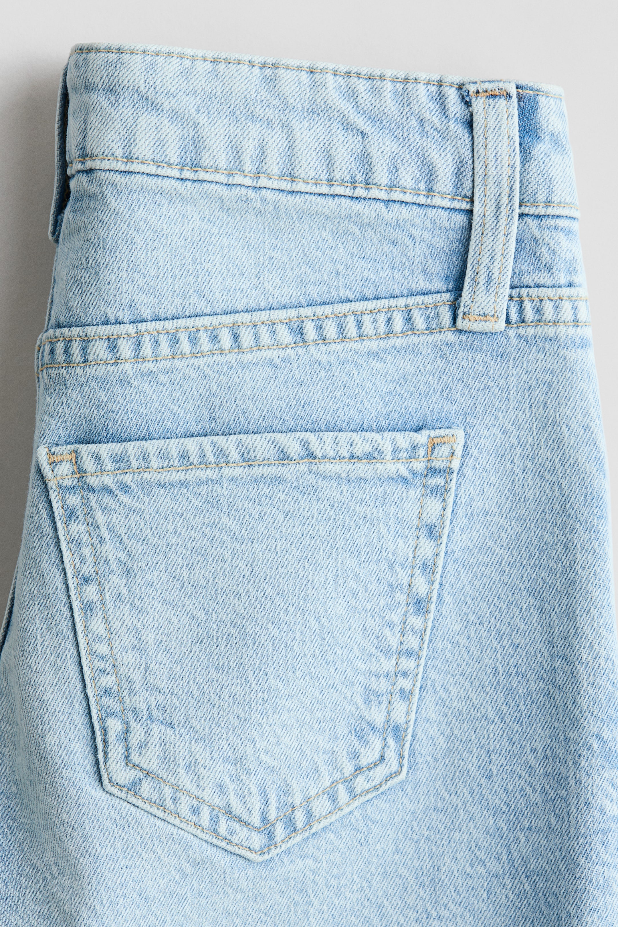 Преглед на по-голямо изображение: Wide Leg Jeans - Светлосин деним - ДЕЦА | H&M BG 2