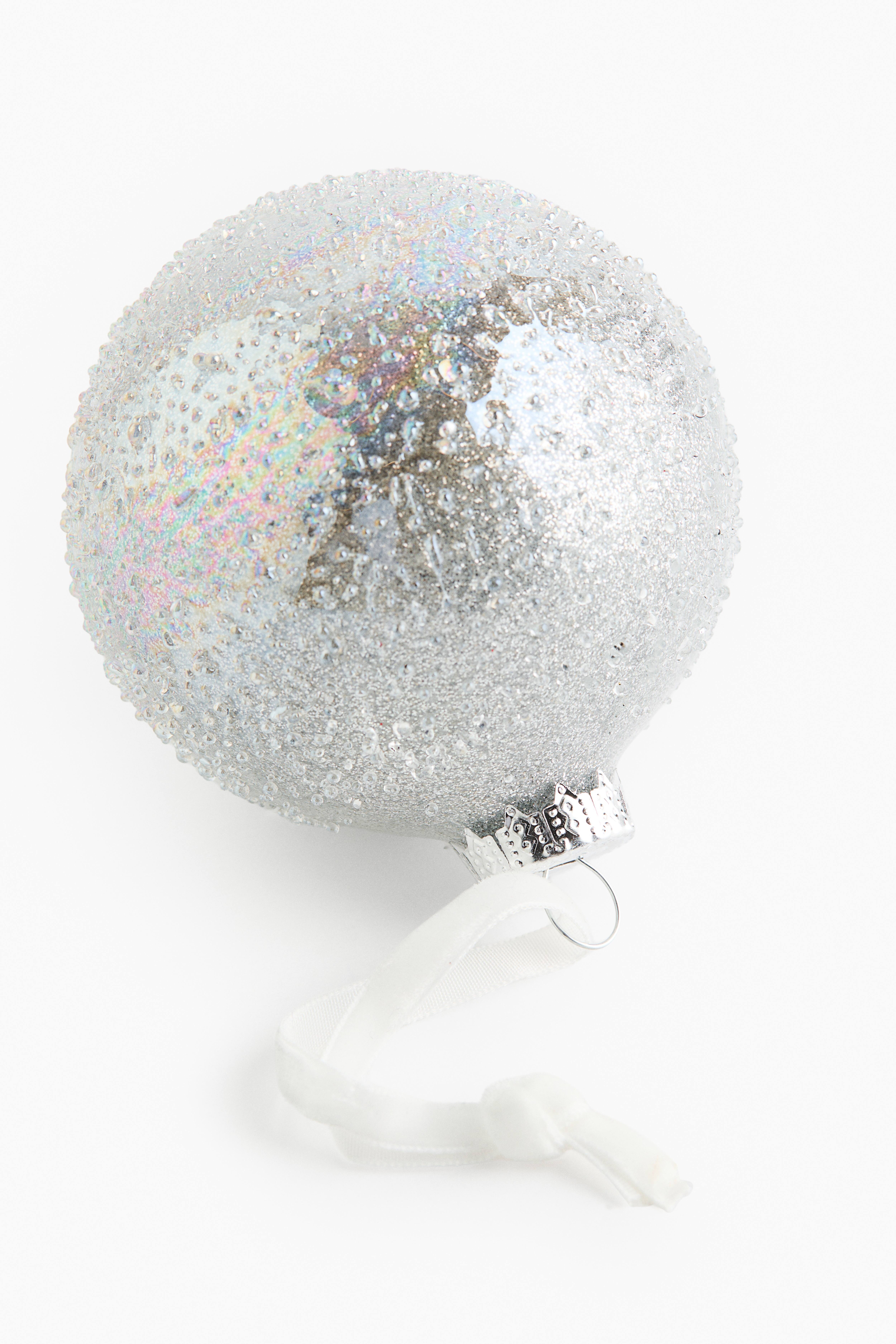 Boule en verre texturé