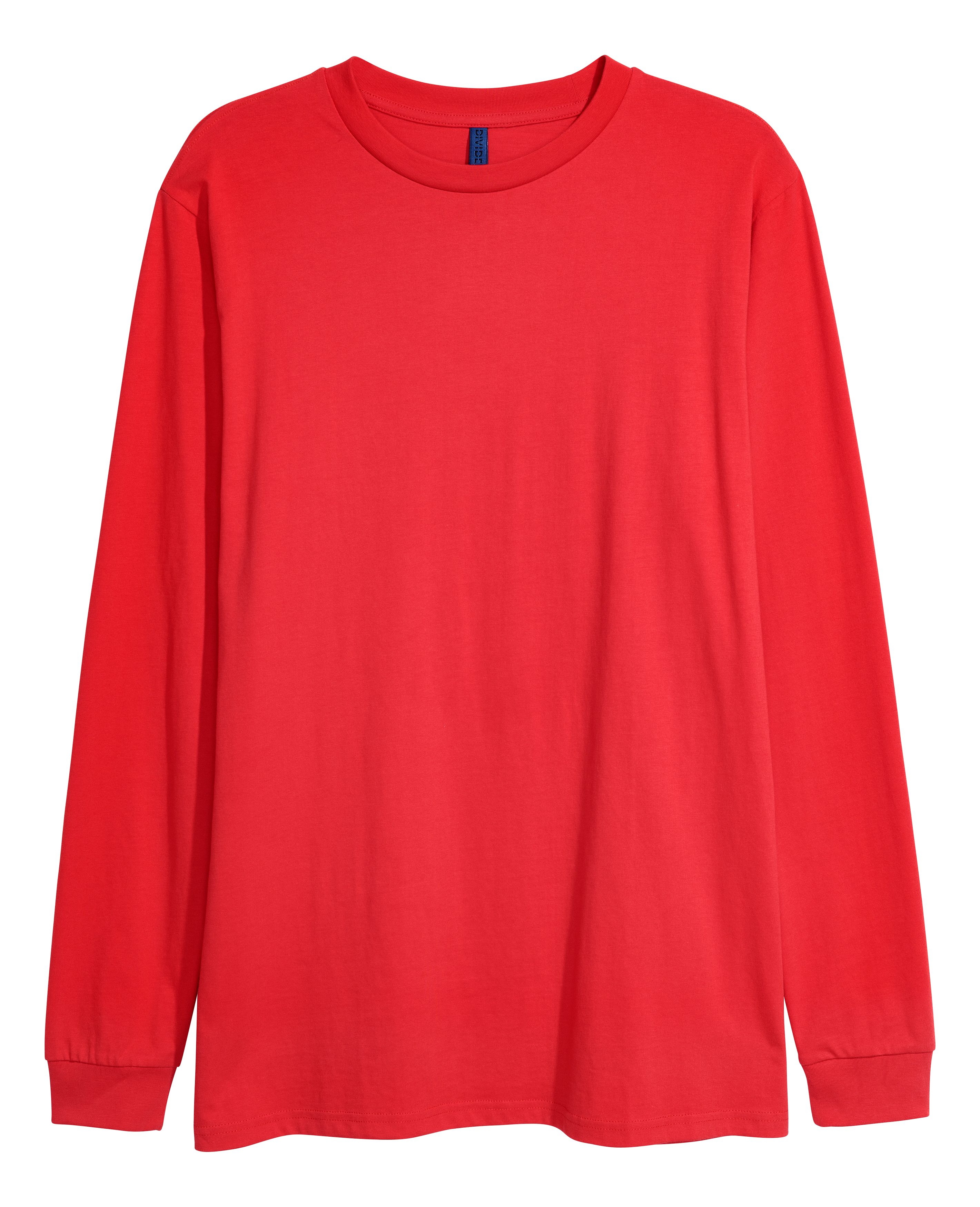 ERL / 長袖Tシャツ/M/コットン/RED 長袖トップス - レッド - Men | H&M JP