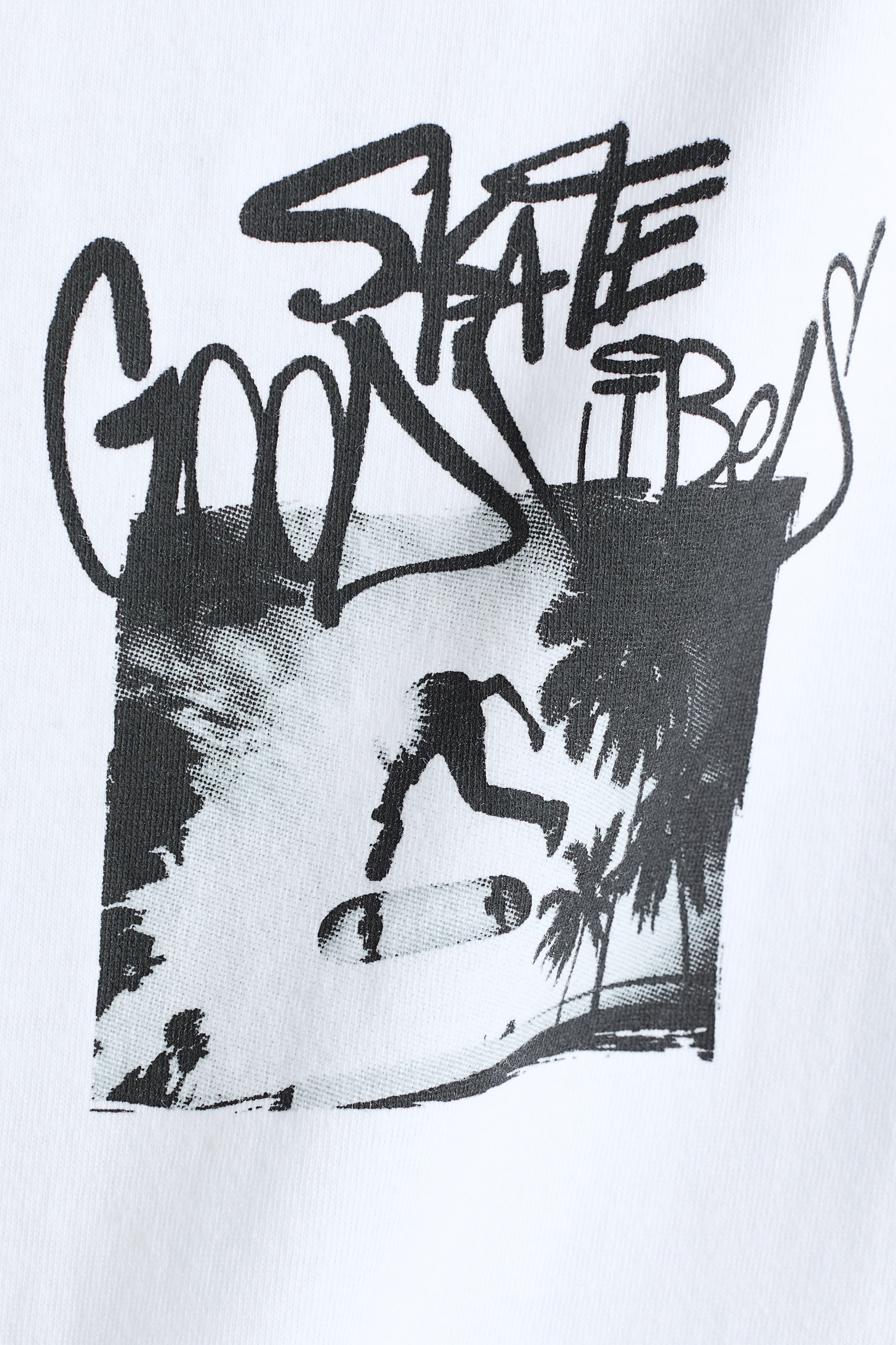 Printed cotton T-shirt