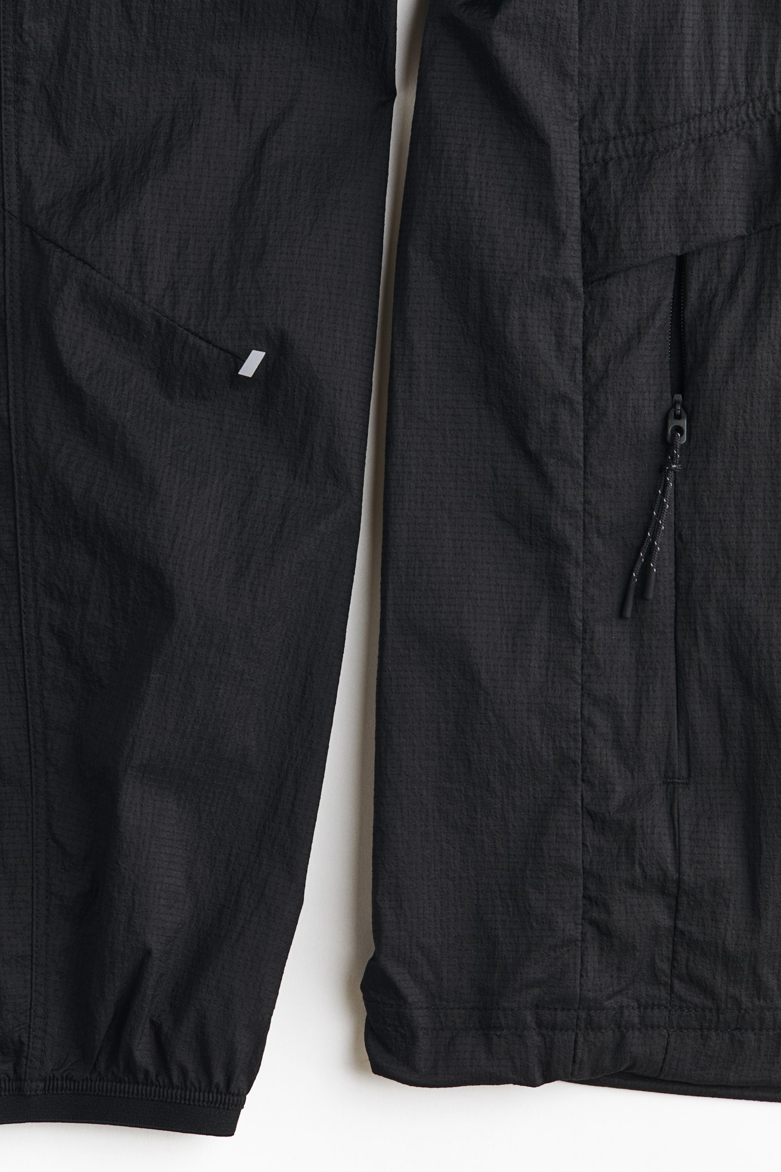 Мужская куртка H&M Move Relaxed-Fit Water-Repellent Running, цвет: Чёрный — фото 9