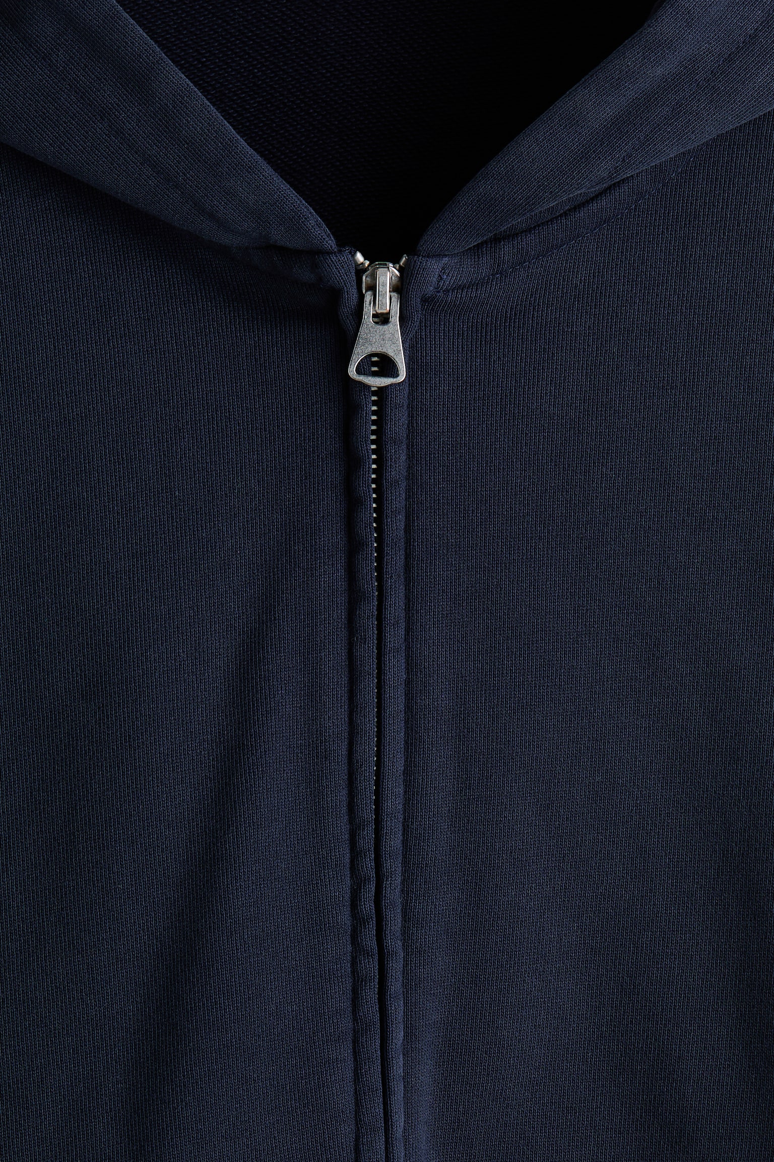 Oversized Fit Zip-through hoodie - Dark blue/Light green/Grey marl/Khaki green/Dark grey/Vintage black - 4