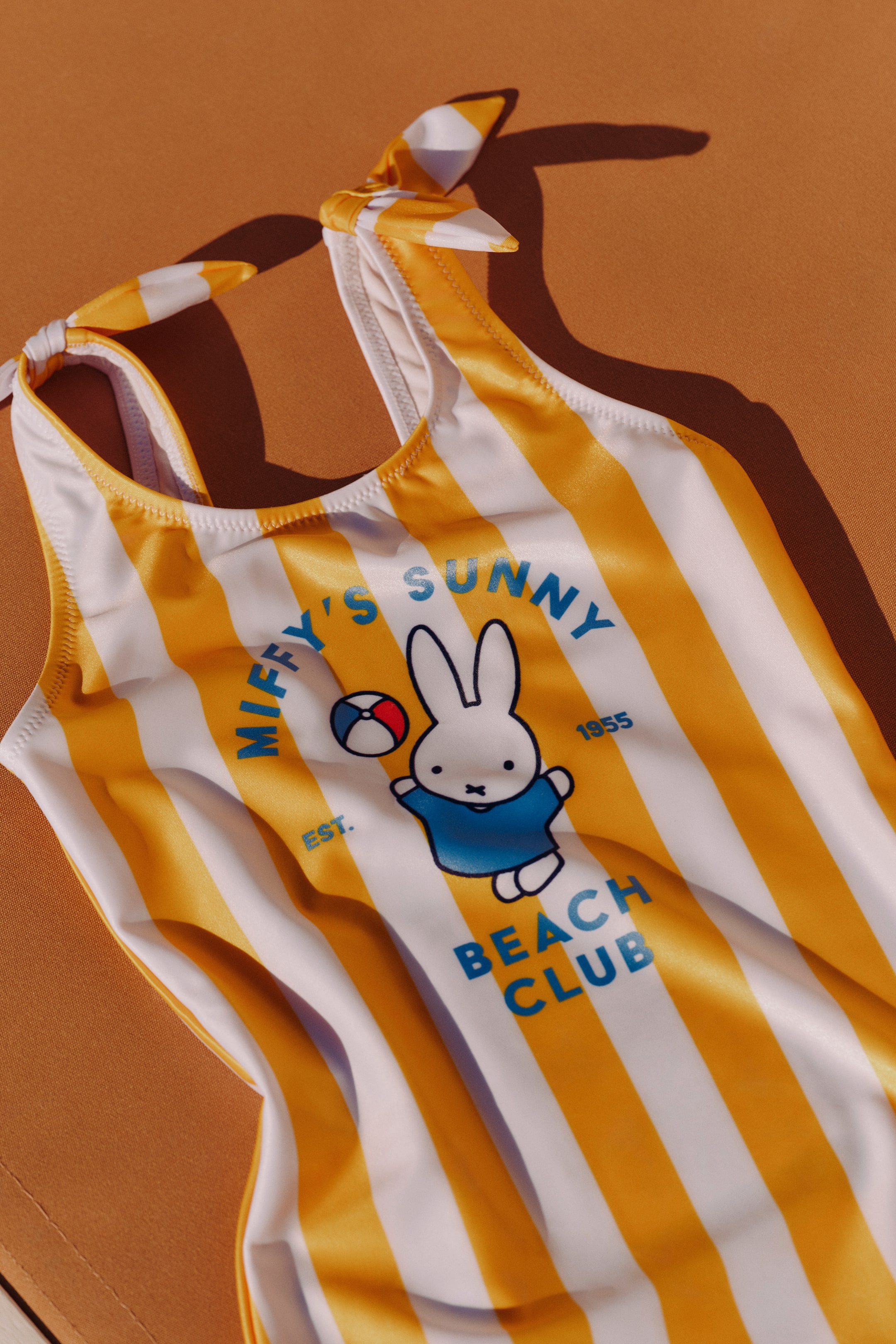 Grösseres Bild ansehen: Bedruckter Badeanzug mit Zierknoten - Gelb/Miffy - KINDER | H&M CH 1