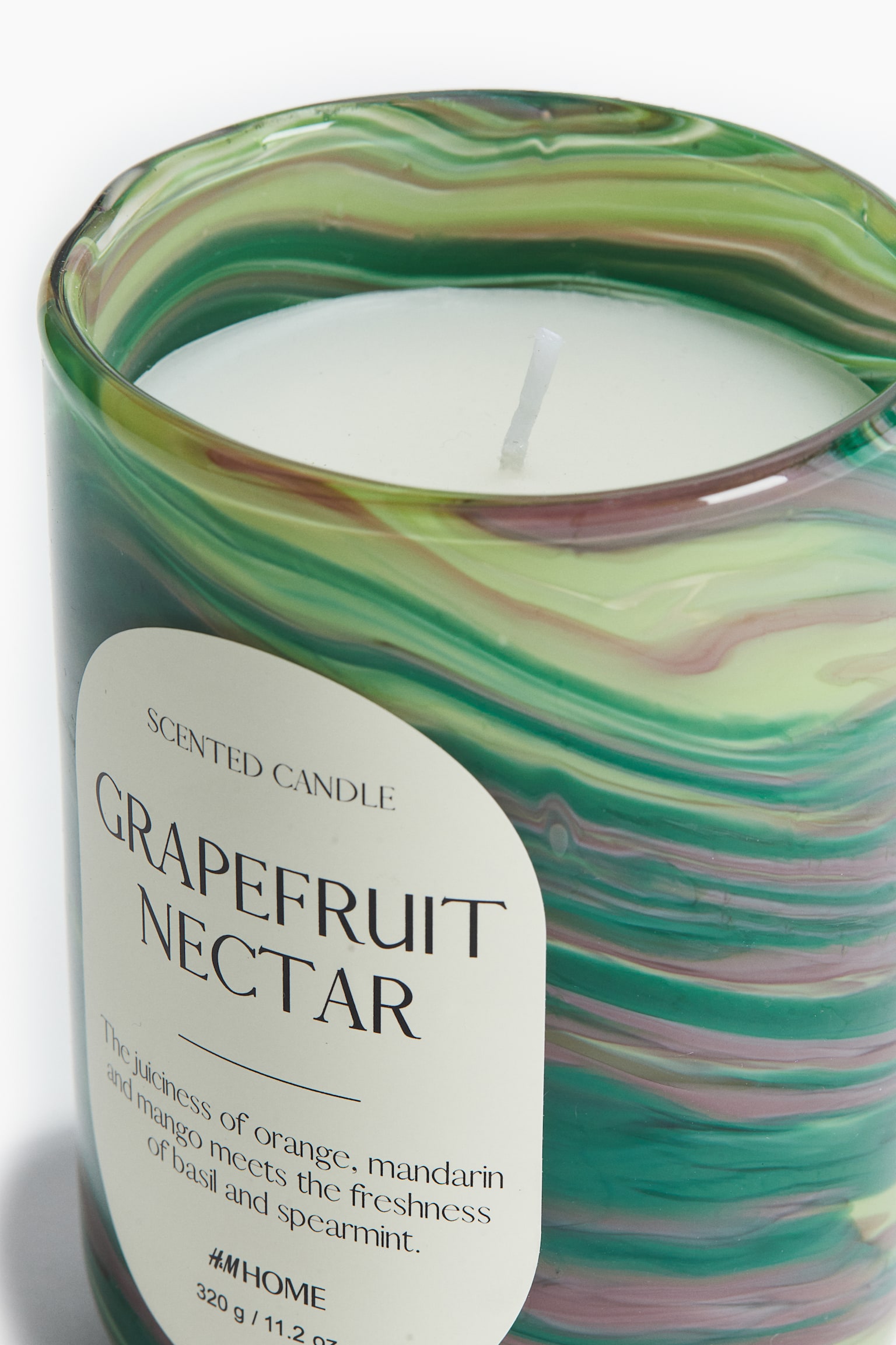 Scented candle in glass holder - Lime green/Grapefruit Nectar/Beige/Papyrus Oud/Black/Oud Mémoire - 3