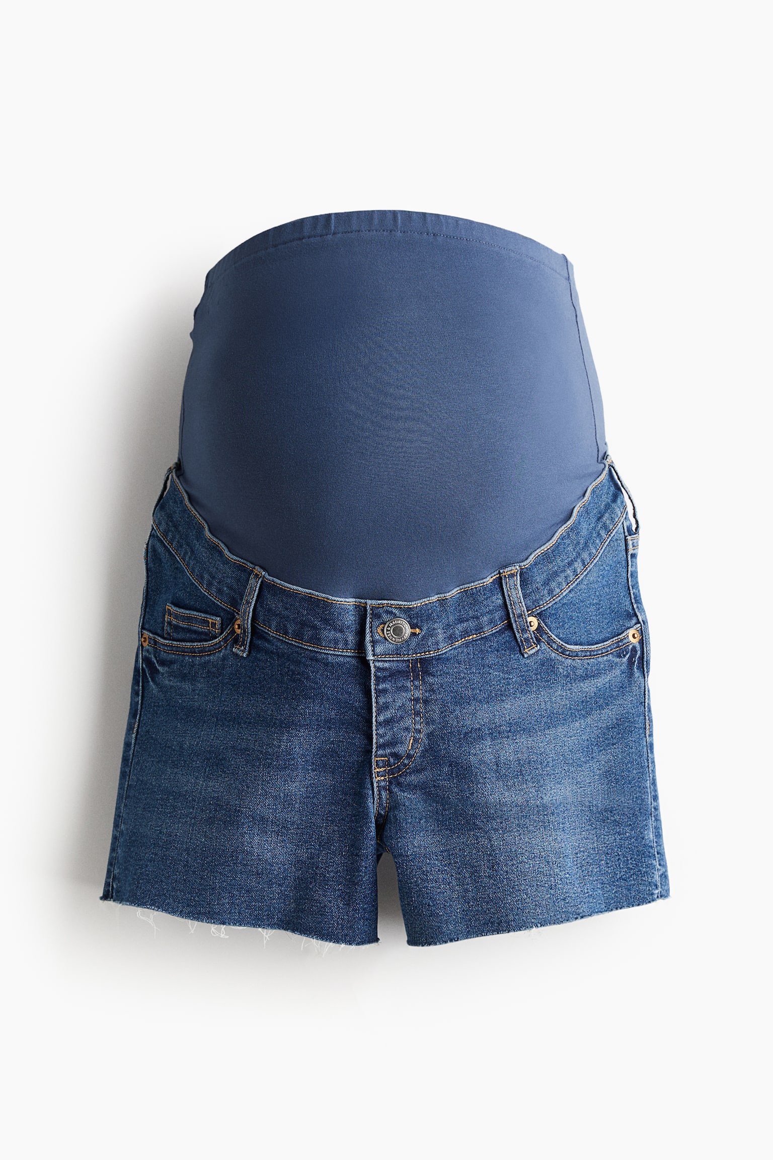 MAMA Denim Shorts - Dark denim blue/Denim blue - 2