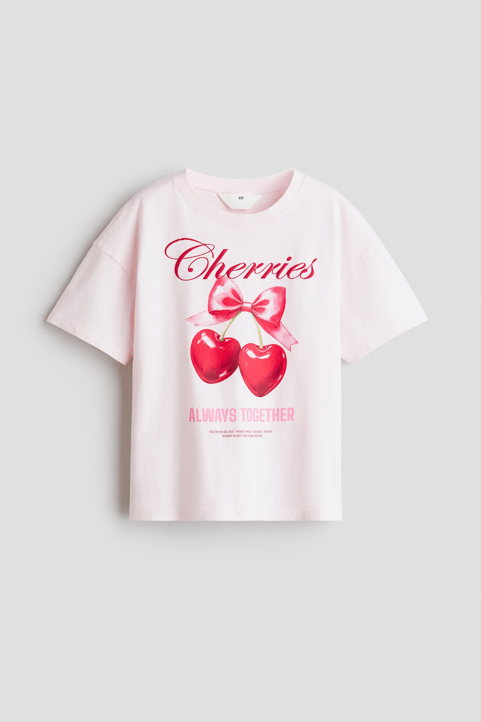 Katoenen T-shirt met print - Lichtroze/kersen/Lichtturkoois/Ibiza Beach/Roze/Salty ocean/Marineblauw/New York/Lichtgrijs gemêleerd/Paris