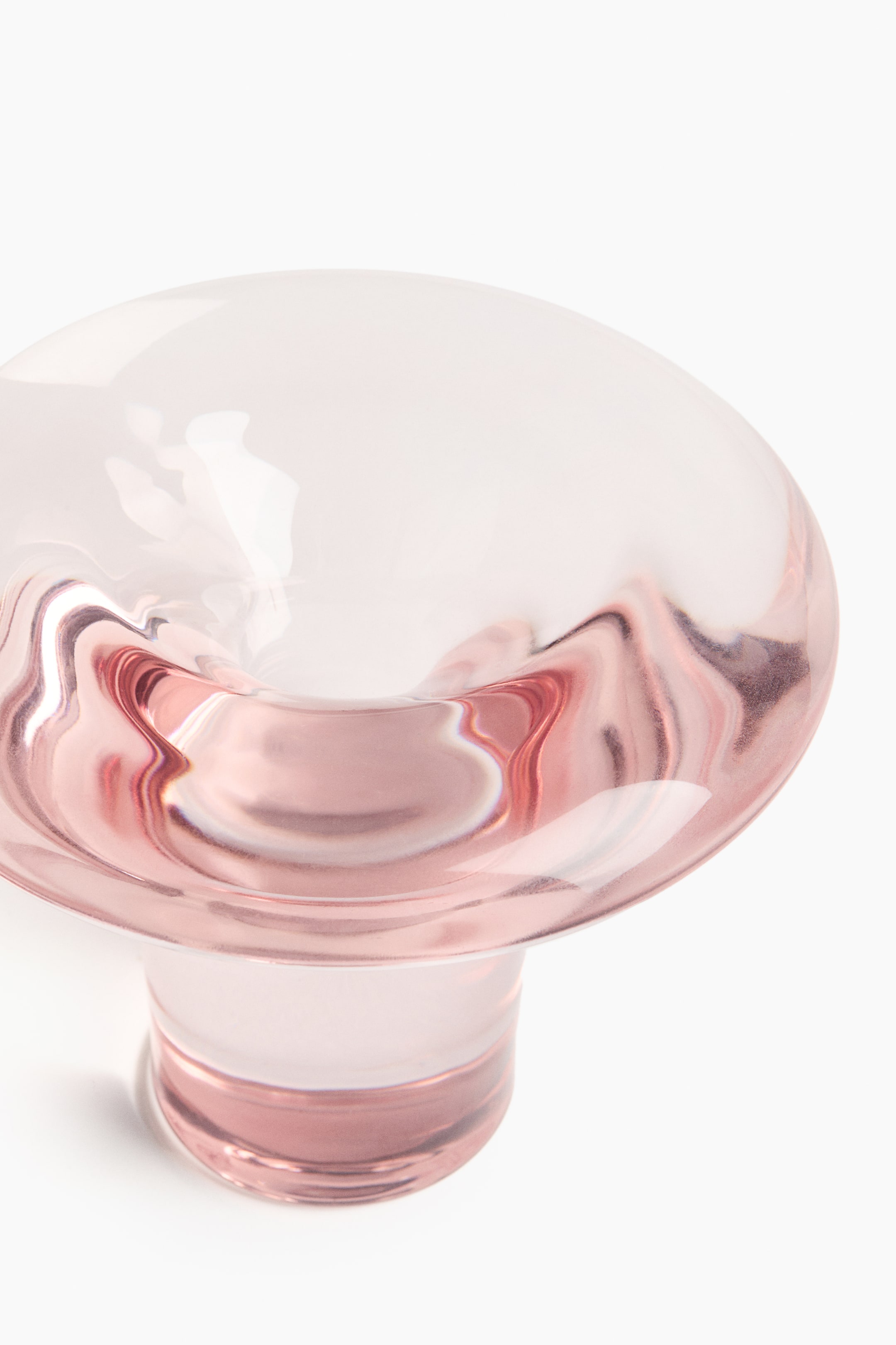 Prikaži veću sliku: Visoki stakleni svećnjak - Ružičasta - Home All | H&M RS 5