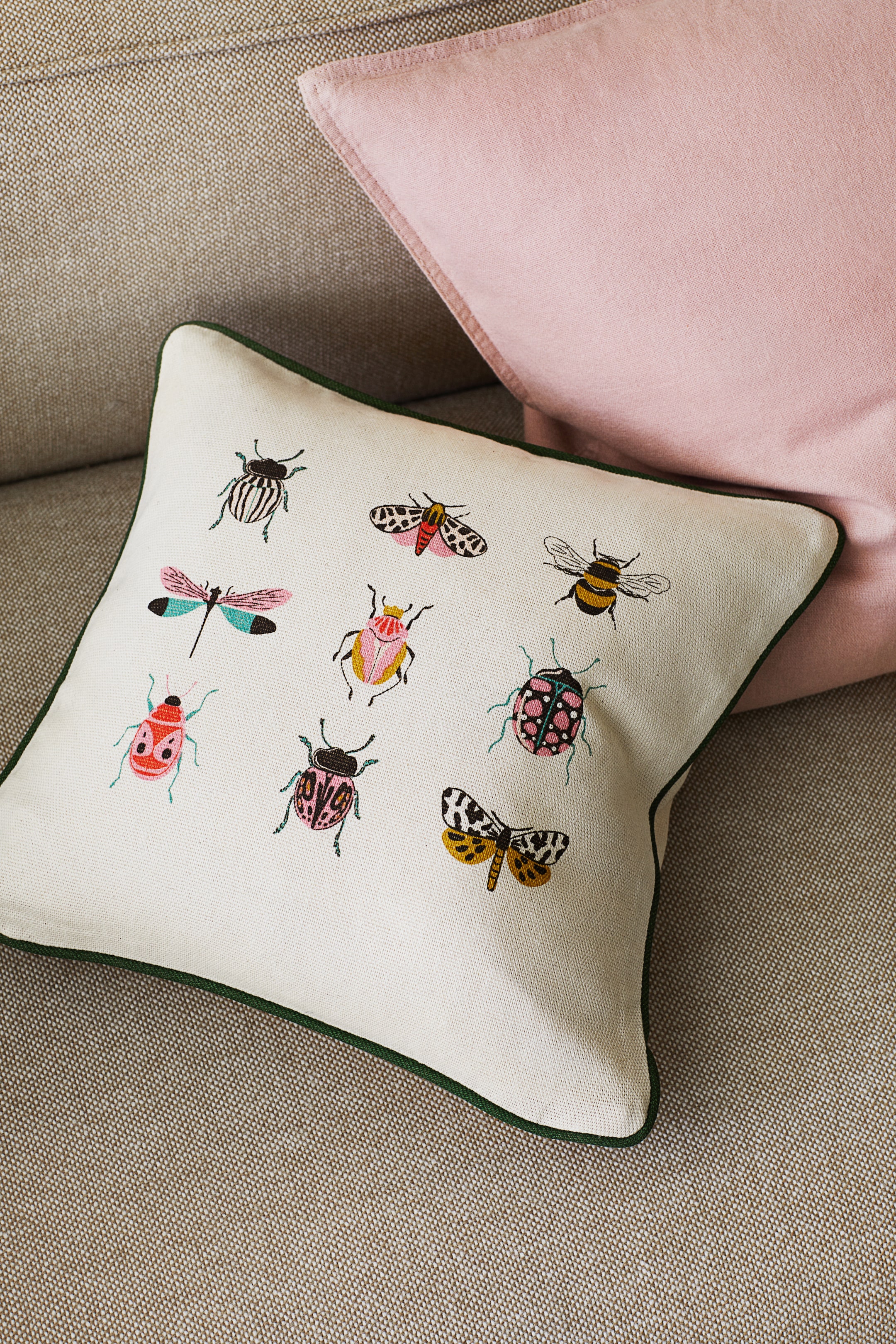 Printed Cotton Cushion Cover