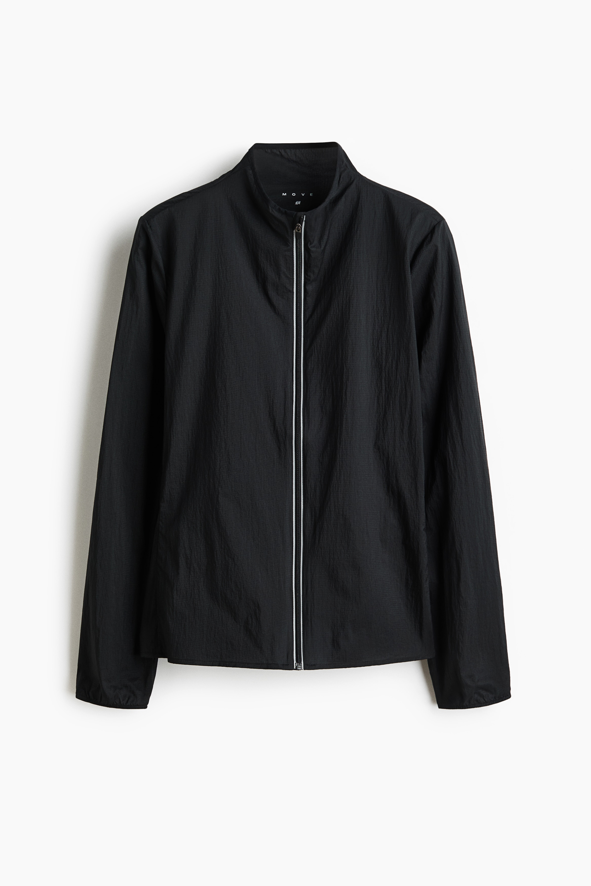 Lightweight running jacket with DryMove™ - Black/Blush