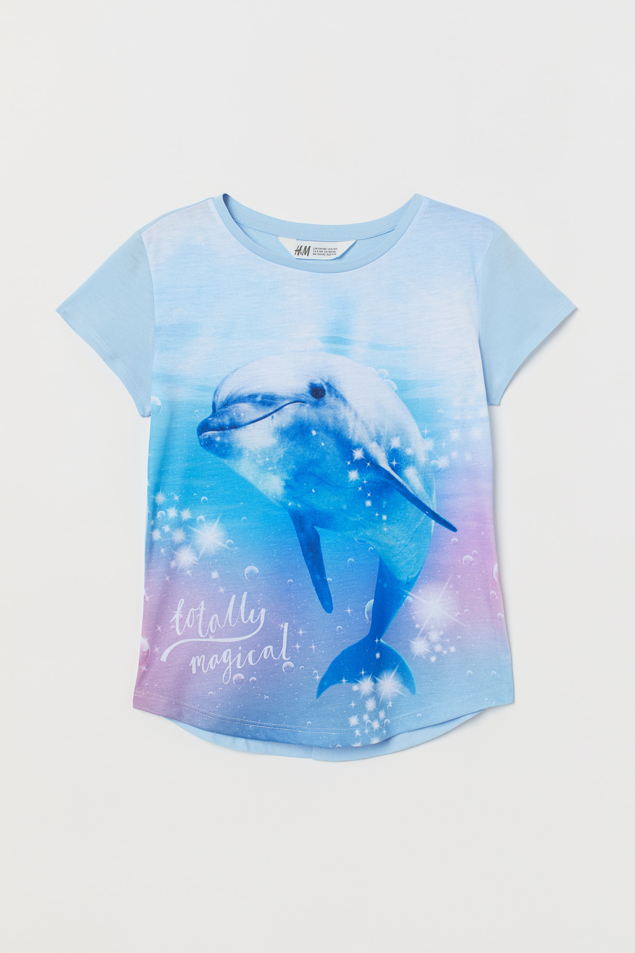Größeres Bild ansehen: T-Shirt mit Druck - Türkis/Delfin - Kids | H&M DE 1