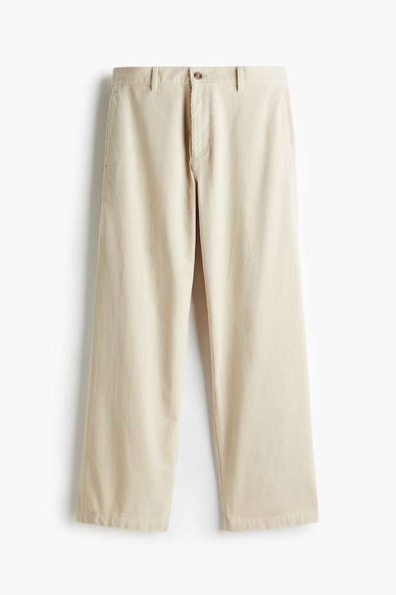 Мужские брюки H&M Relaxed-Fit Corduroy Pants