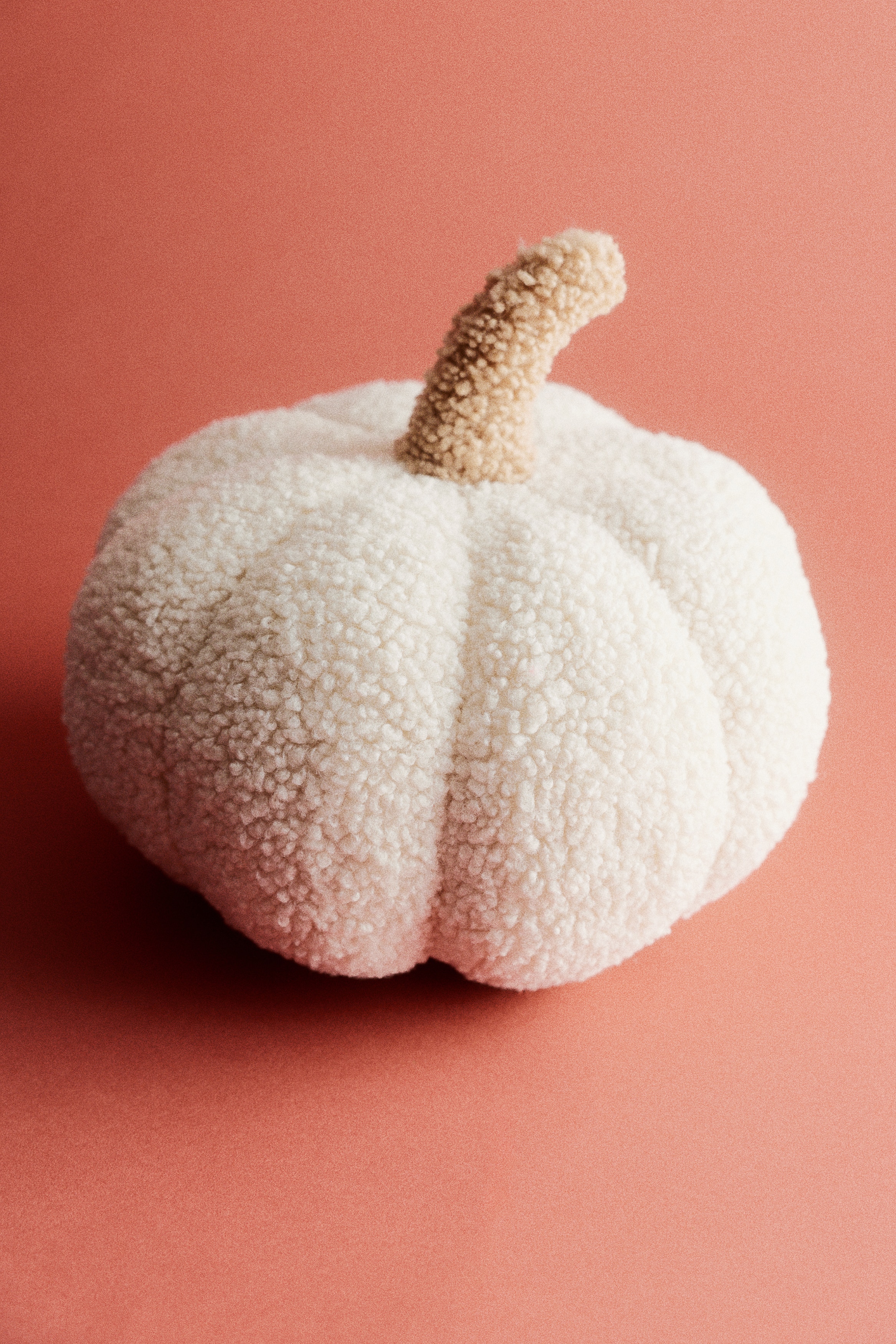 Cuscino in spugna a forma di zucca - Crema/zucca