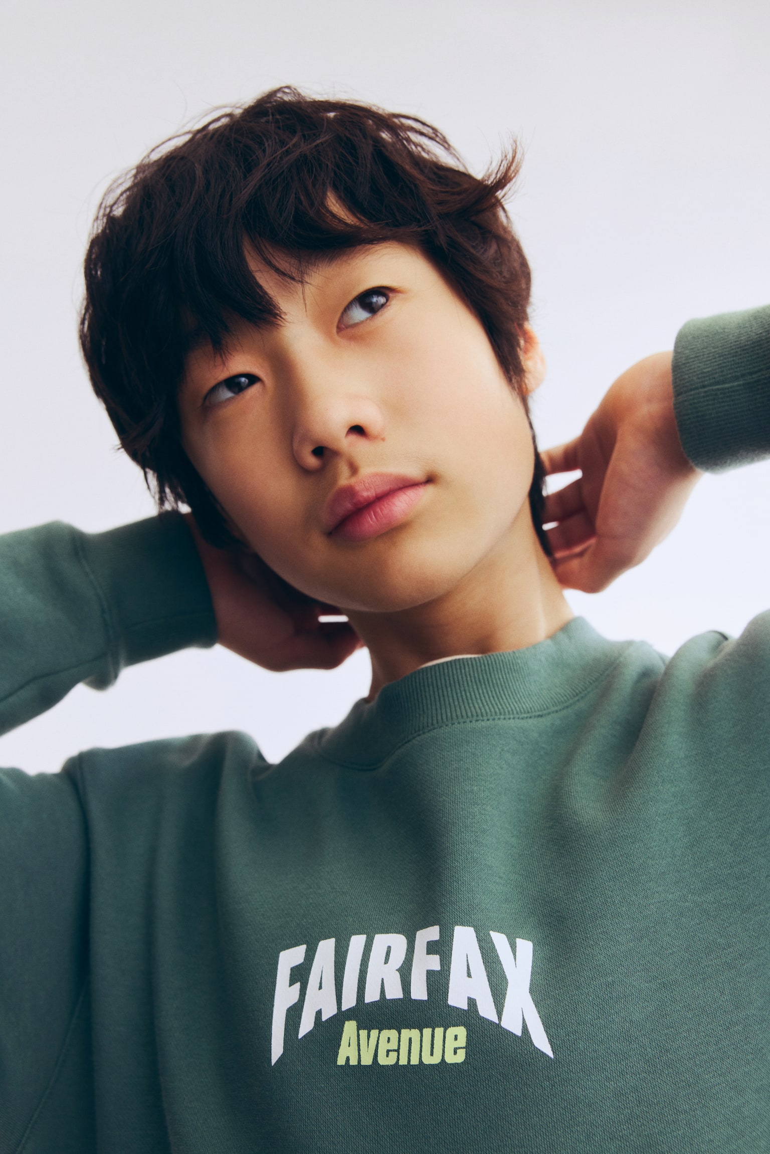 Print-motif sweatshirt - Green/Fairfax/Dark grey/New York/Cream/Original/Bright blue/Good Days/Brown/Football players - 5