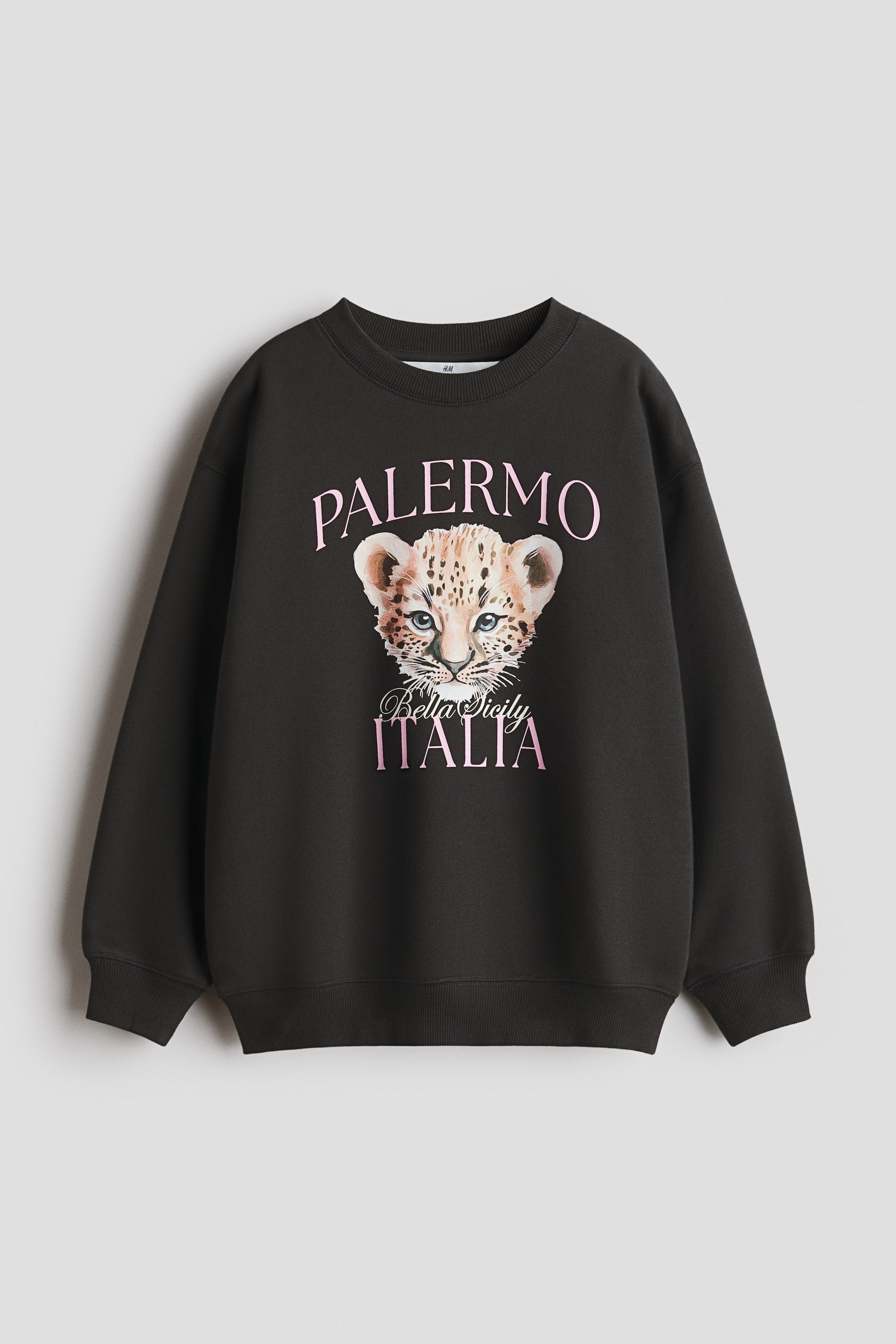 Ampliar la imagen: Sudadera con diseño - Negro/Palermo - Kids | H&M MX 1