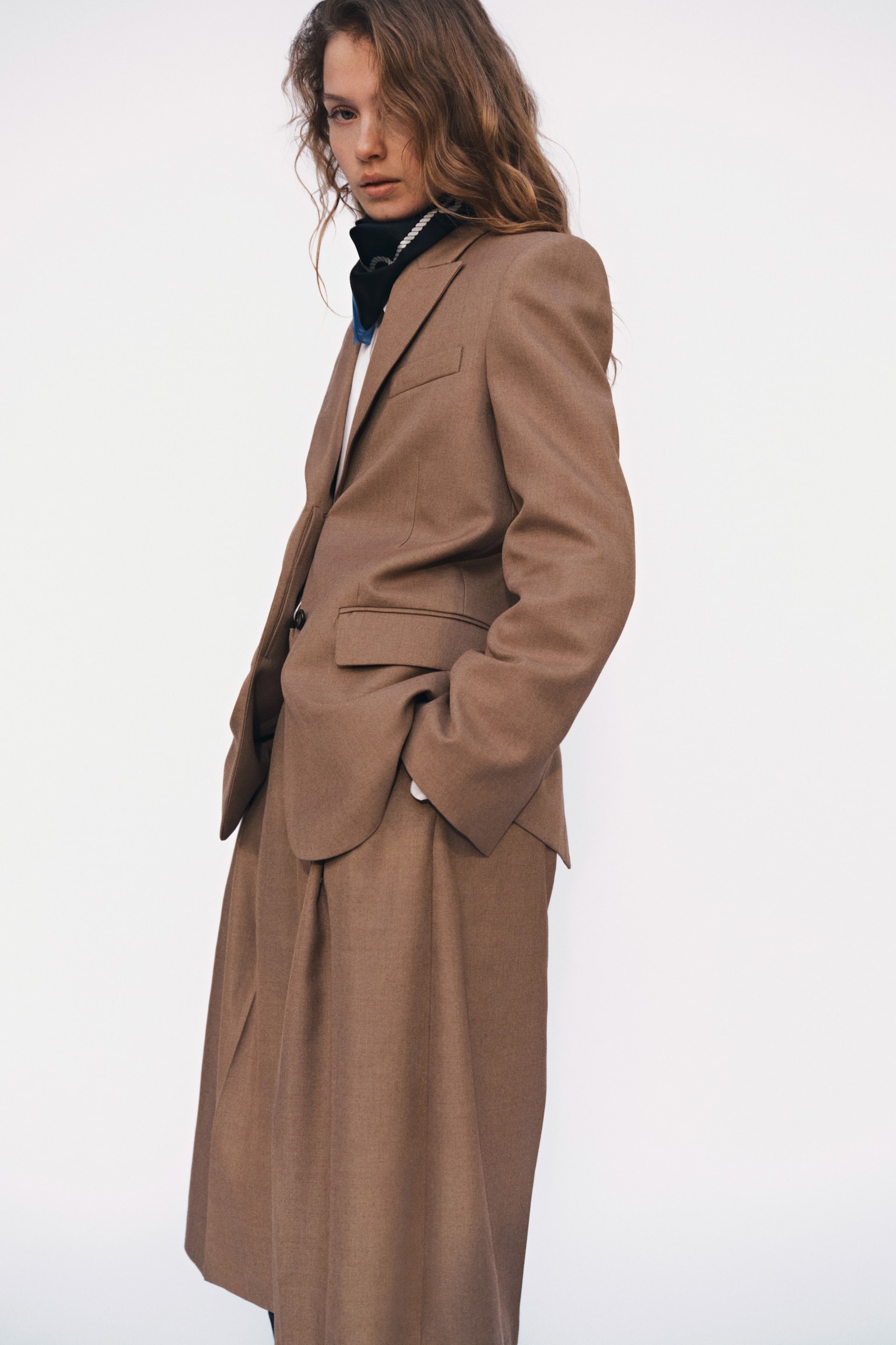 Pantalón plisado - Beige tenue - 4