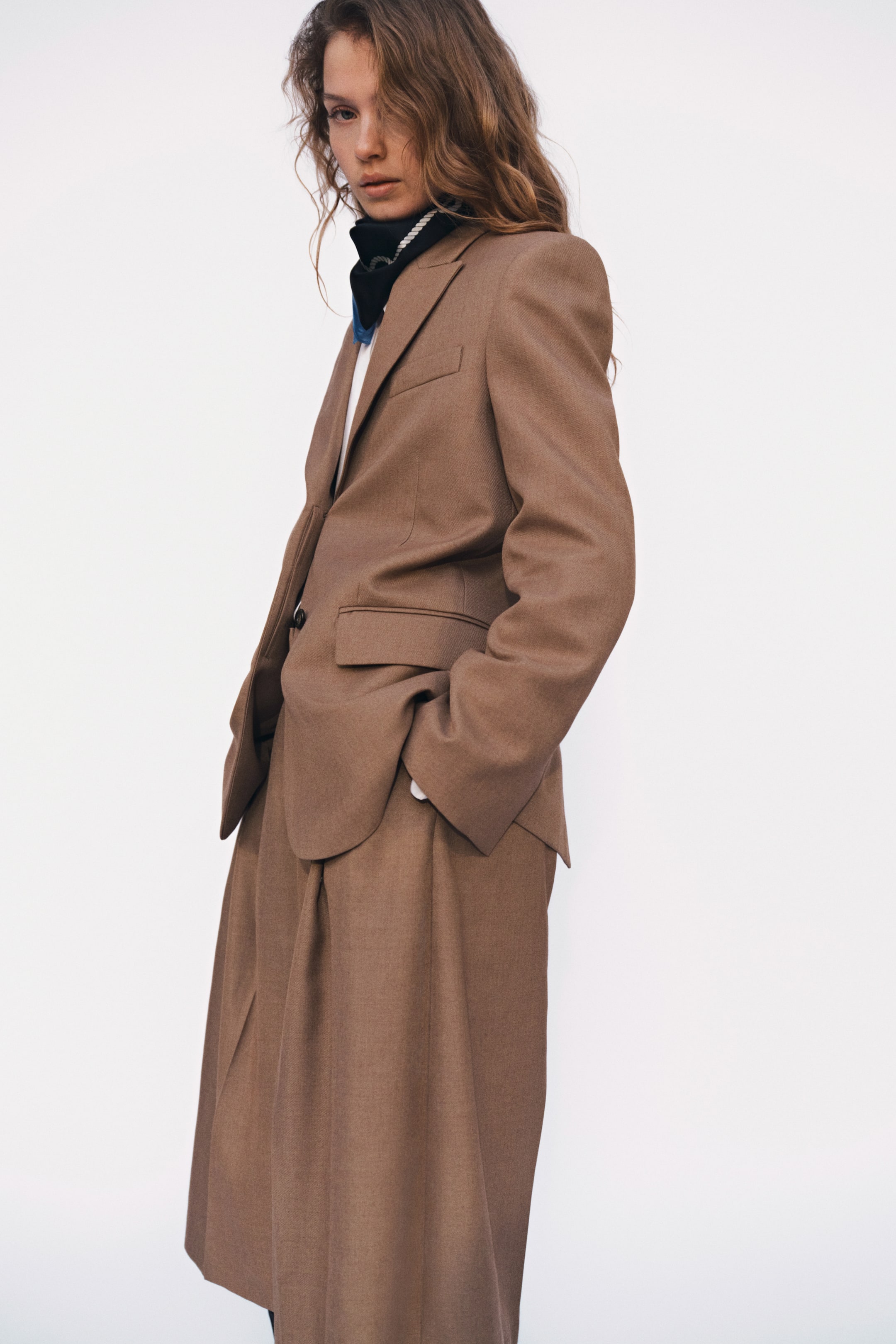 Jupe-culotte plissée