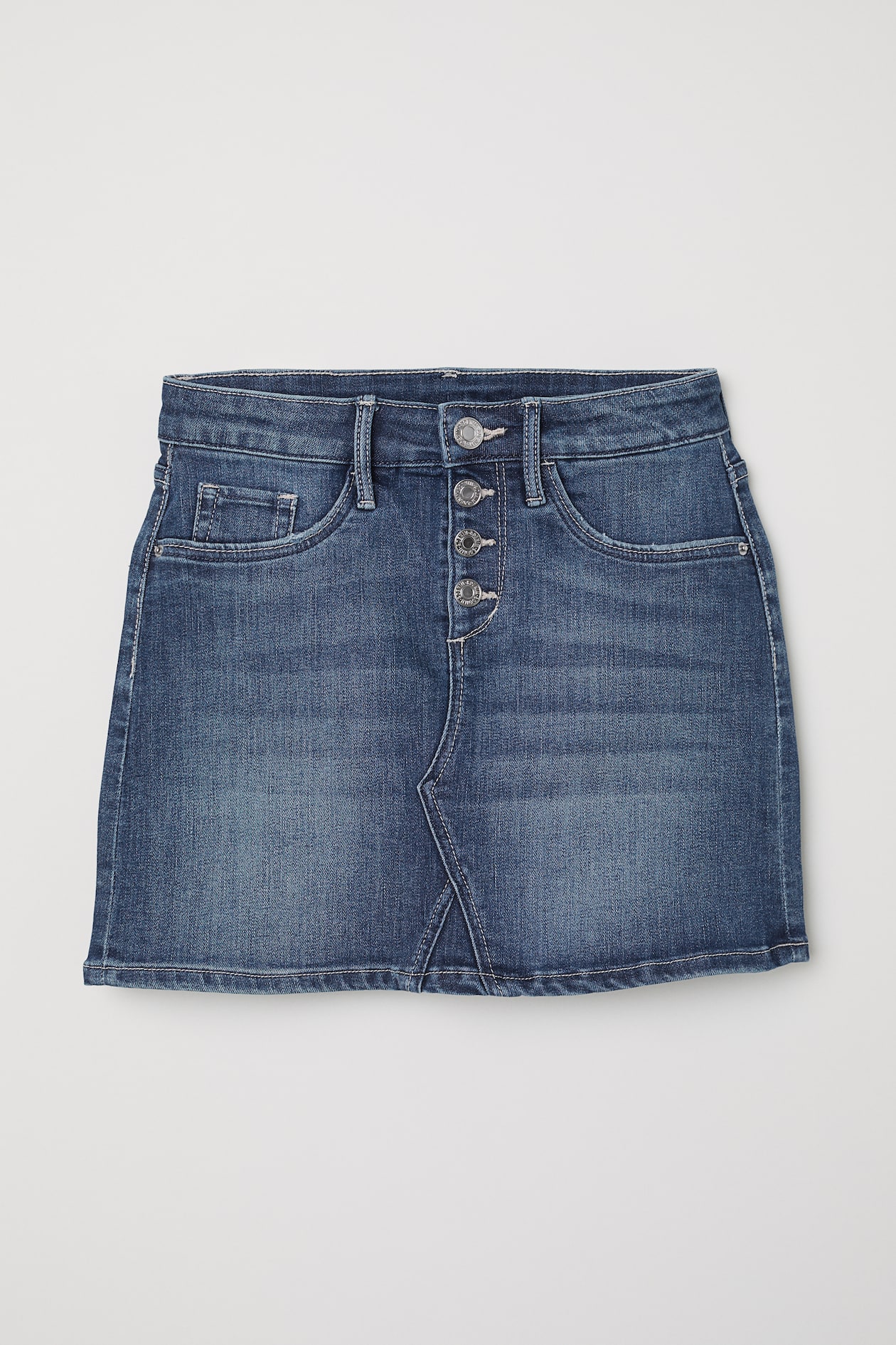 Denim Skirt - Dark denim blue - Kids | H&M US