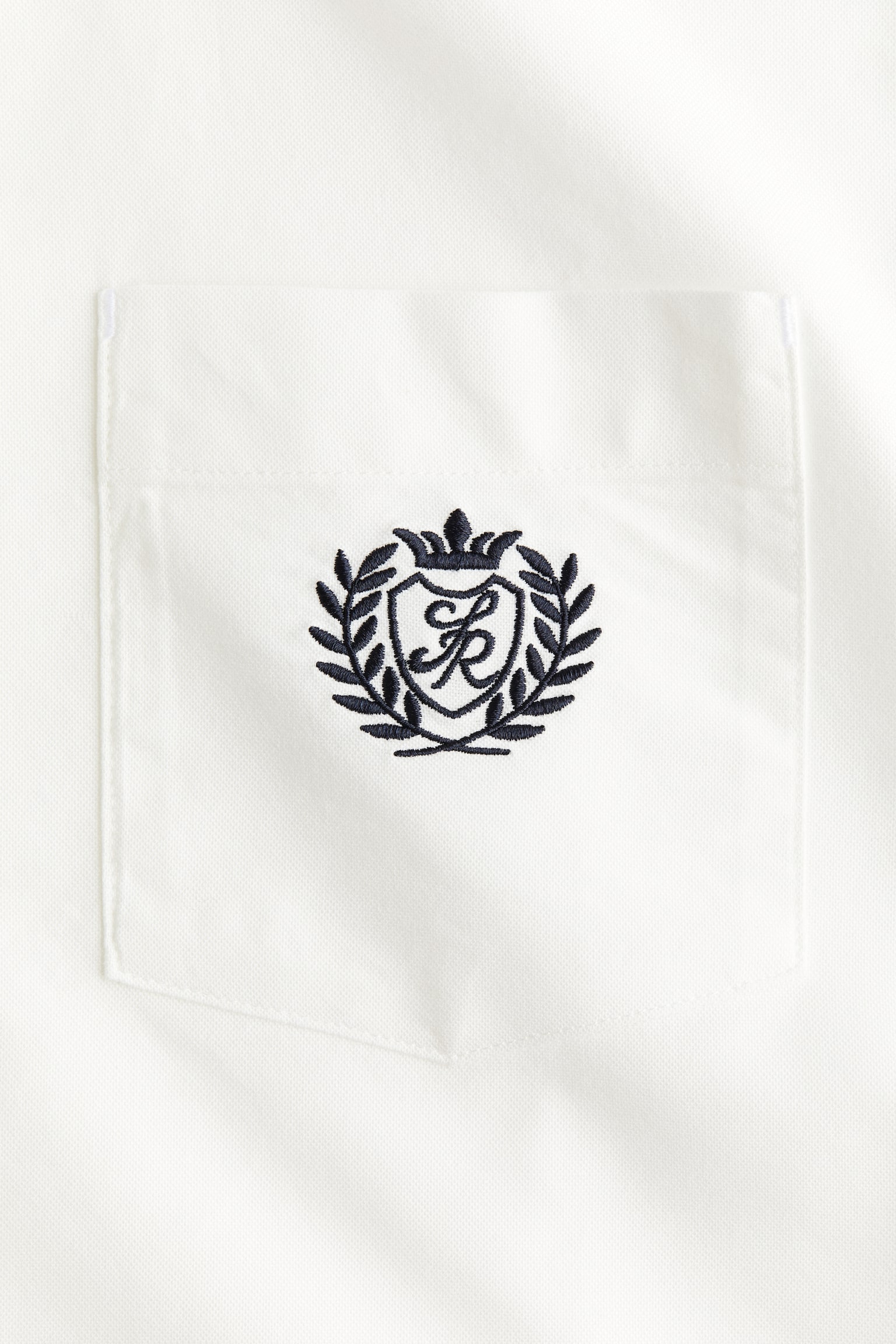 Áo sơ mi cài khuy sau lưng - Màu trắng - 7