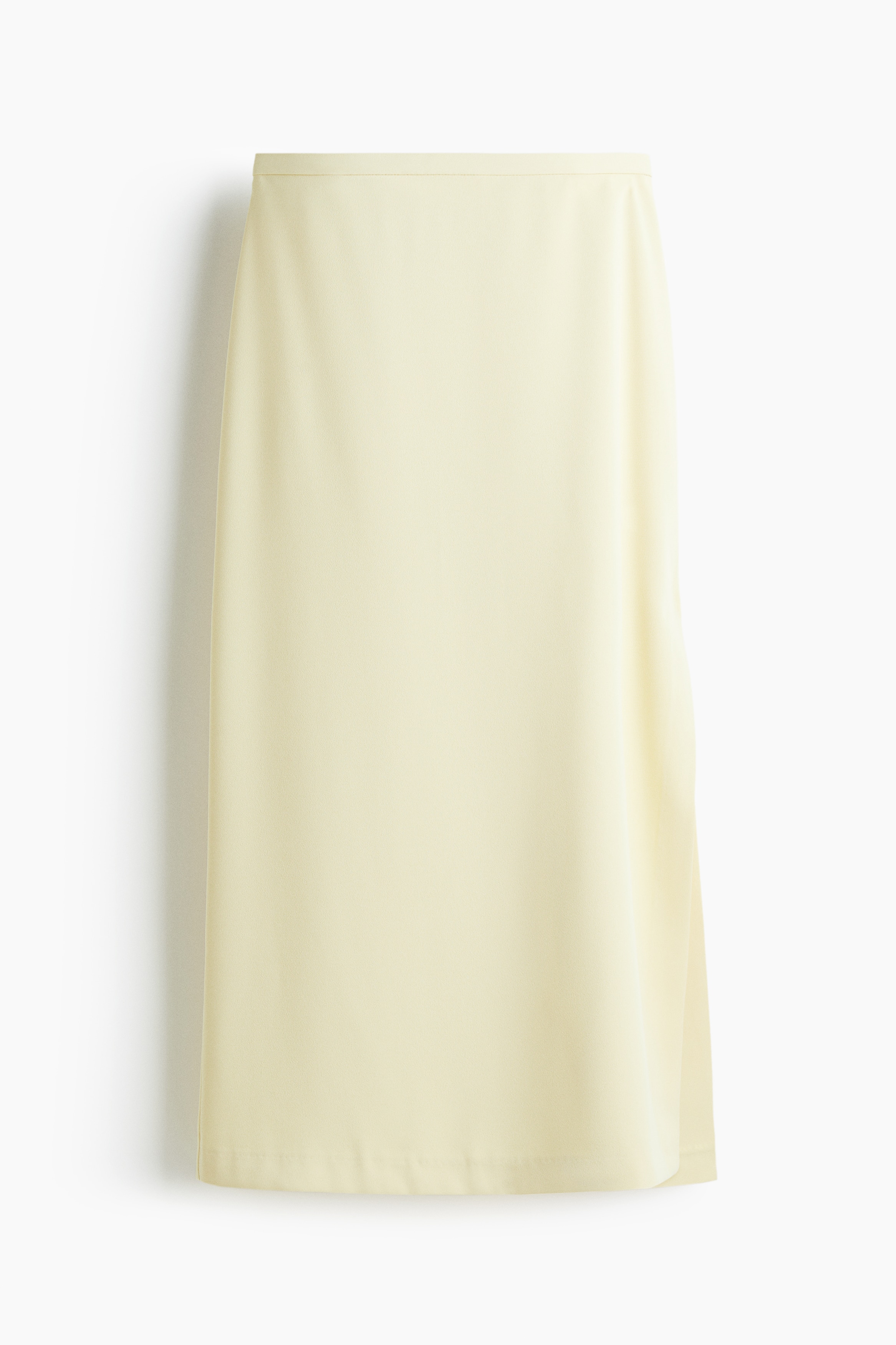 Rok met zijsplit - Lichtgeel/Rood/Donkerbruin