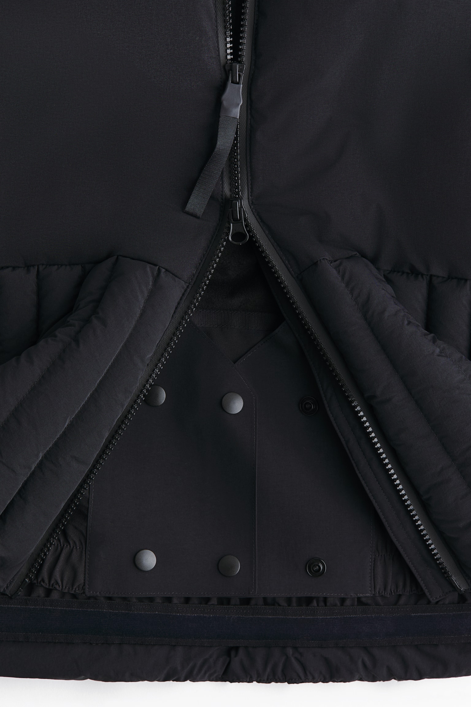 Padded ski jacket with ThermoMove™ - Black/Aubergine purple/Beige - 5