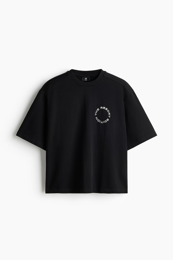 T-shirt carré coupe très ample - Noir/The Resort Edition/Rose/Rose corail/Off Shore Racing/Crème/Off Shore Racing - 1