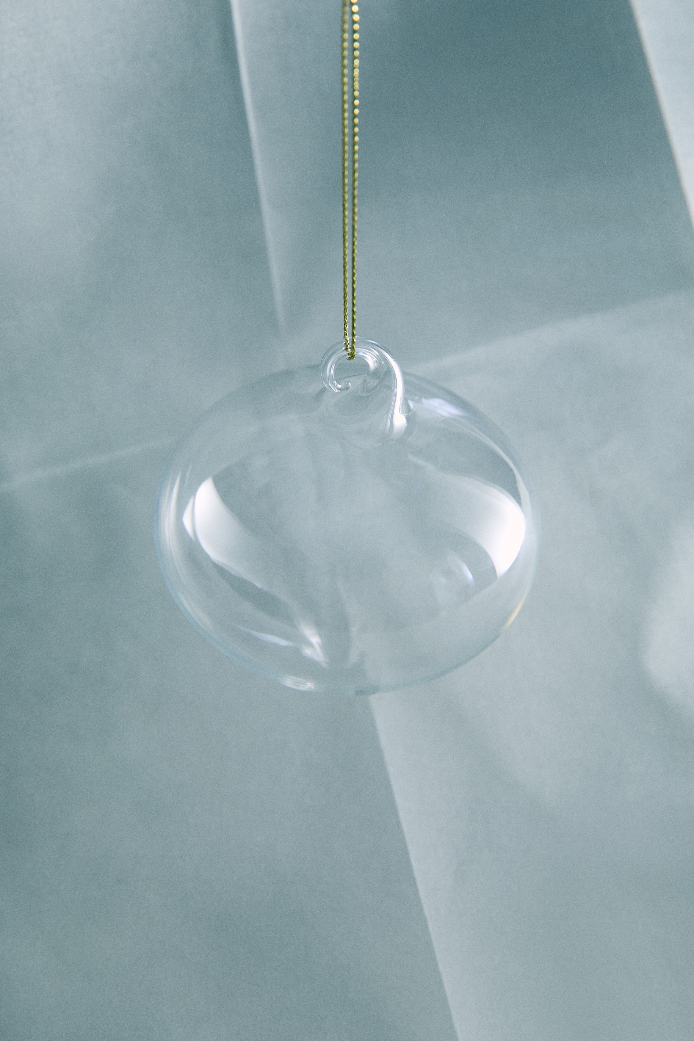 Glass bauble - Clear glass