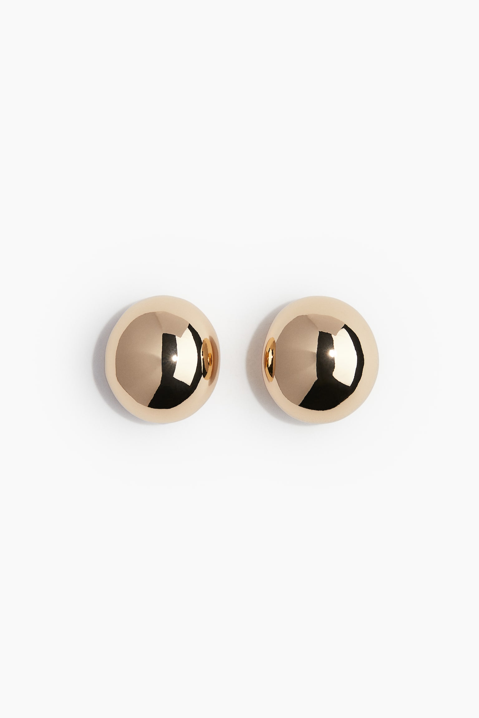 Spherical earrings - Gold-coloured/Silver-coloured - 1