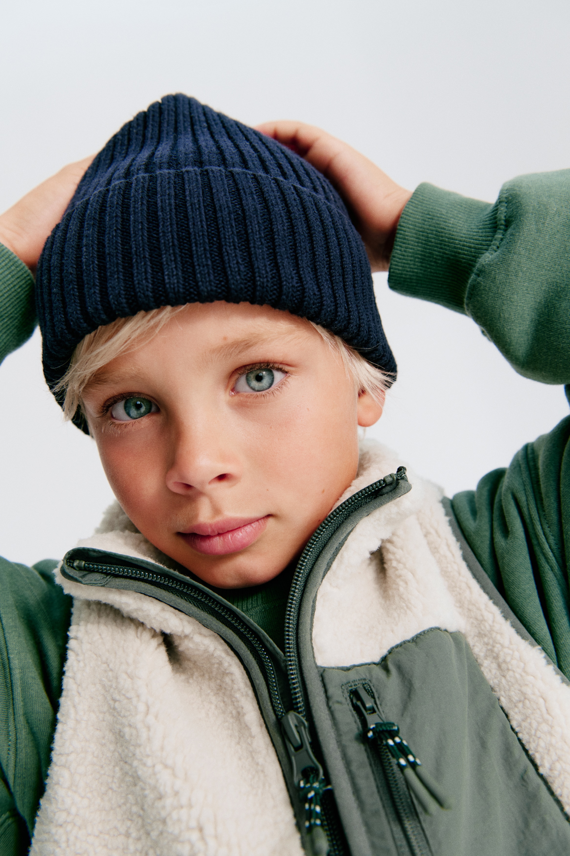キッズ 男の子 テディコート・ボアジャケット | H&M JP