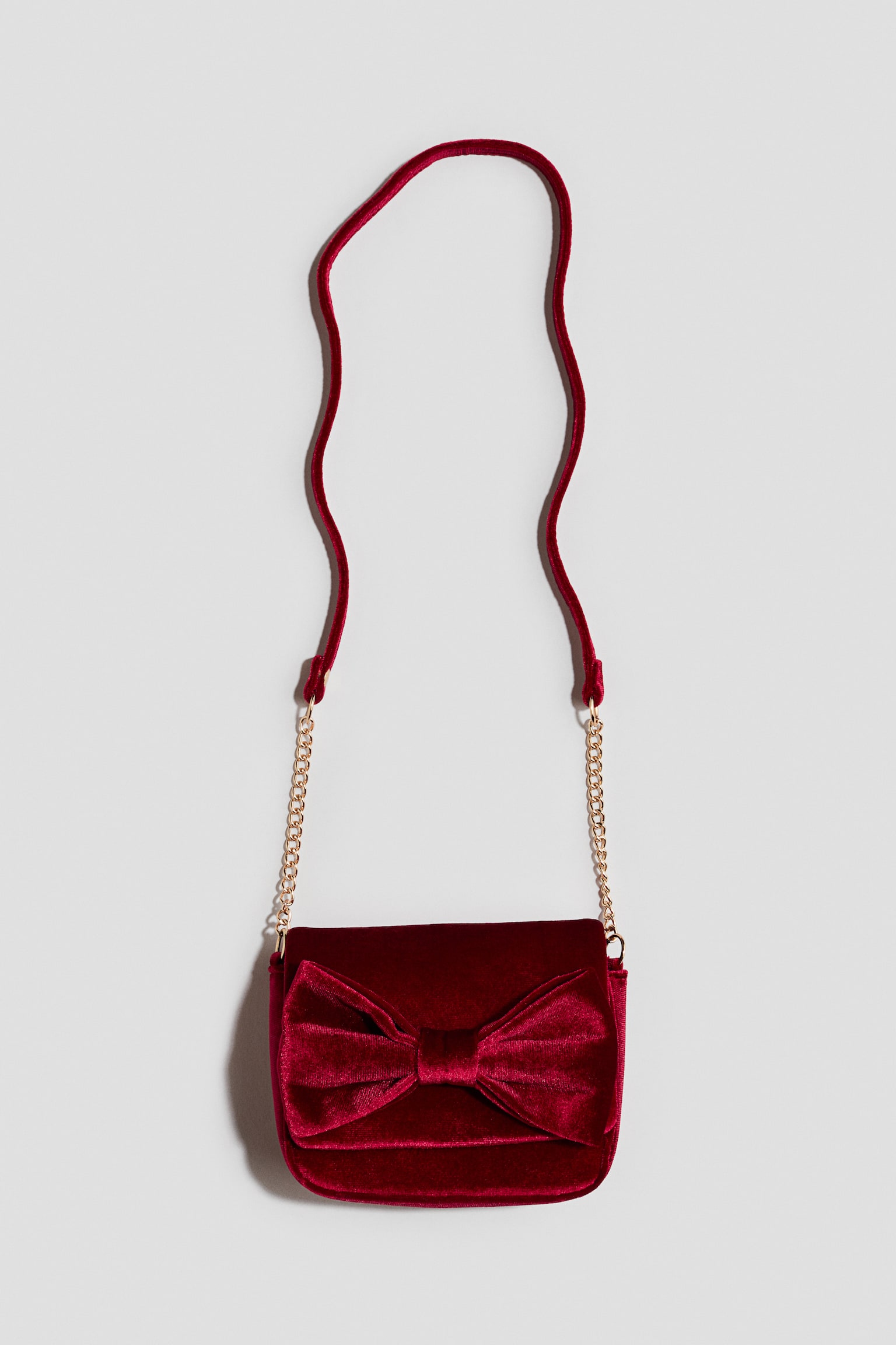 Quilted shoulder bag - Dark red/Light pink/Cherries/Cream