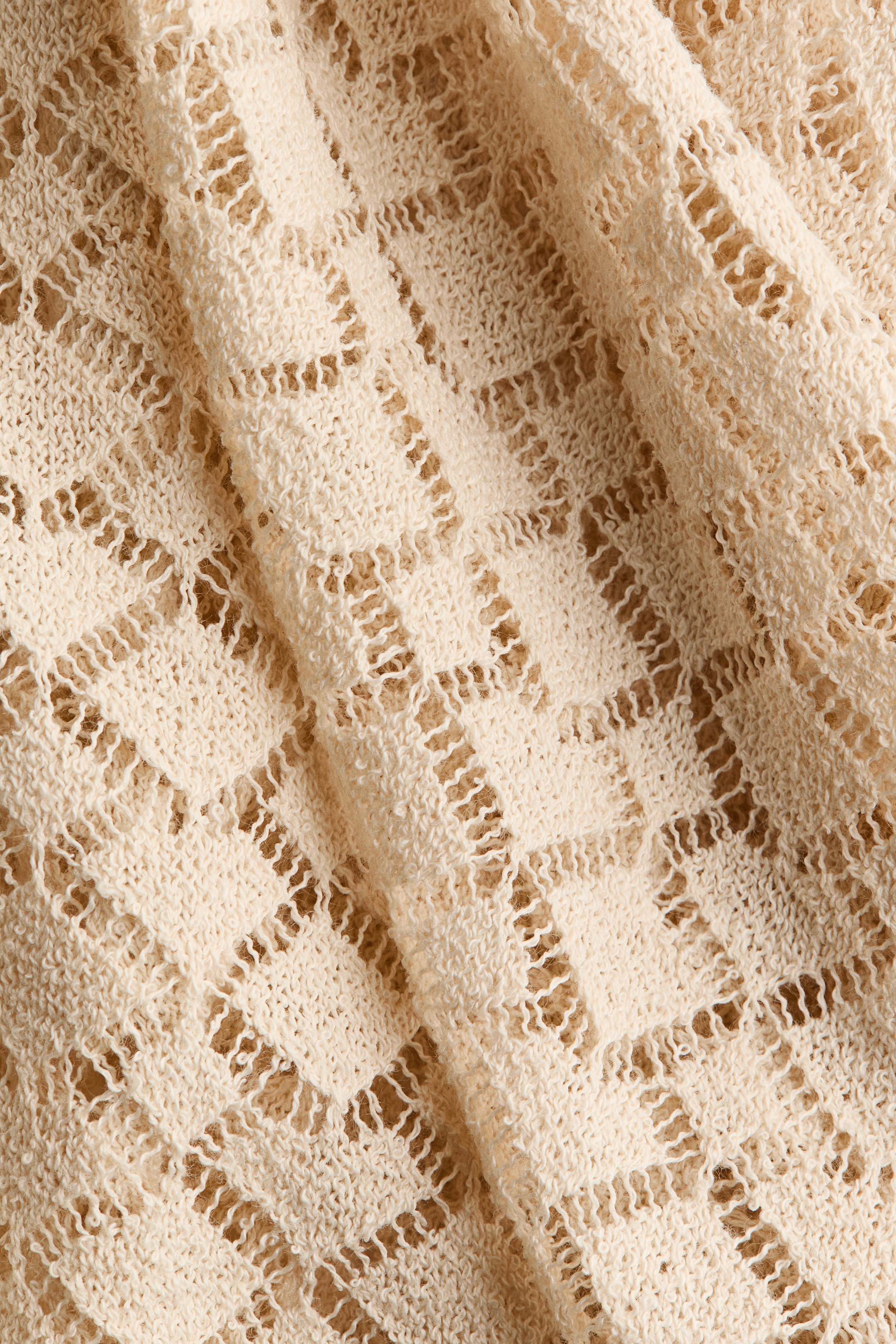 Женские топы H&M Crochet-Look Scarf-Collar Top — фото 3