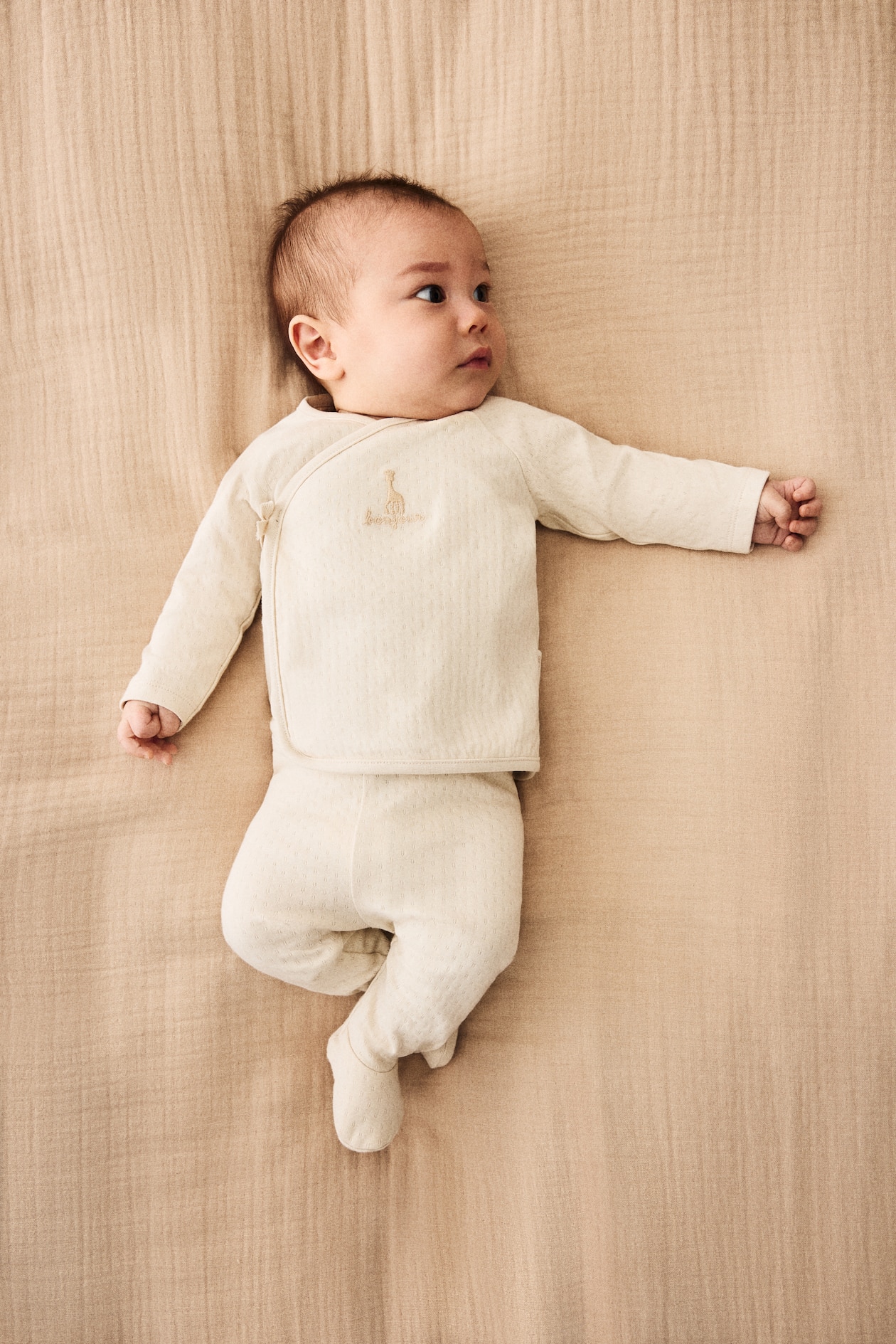 Ensemble 2 pièces en jersey de coton - Crème - ENFANT | H&M FR