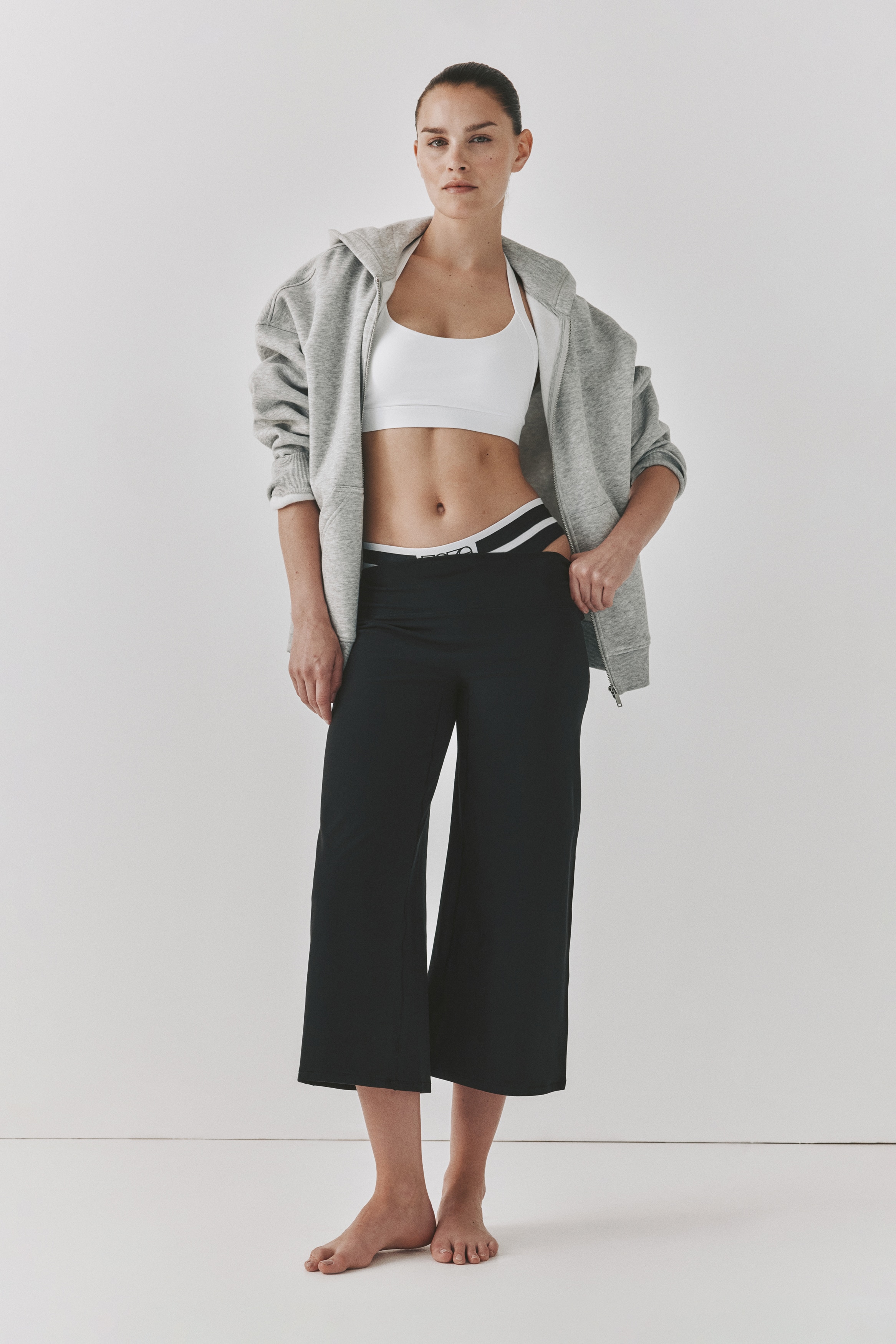 Wide-Leg Capri Sports Leggings with SoftMove™ from H&M - $39.99