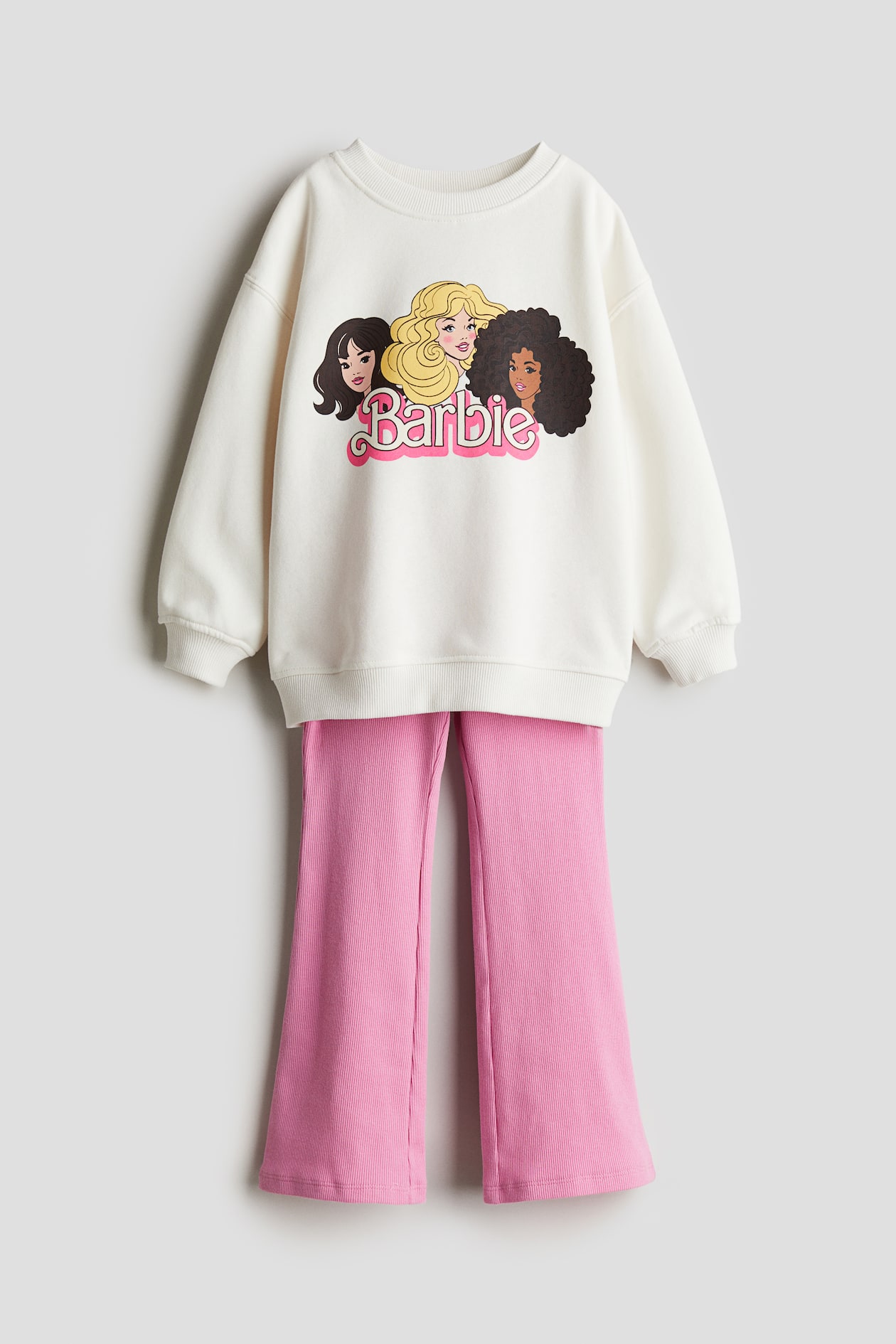 Conjunto de sudadera y leggings Rosa/Barbie NIÑOS H&M ES