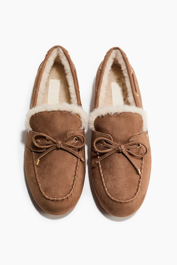 Женские лоферы H&M Warm-Lined Loafers