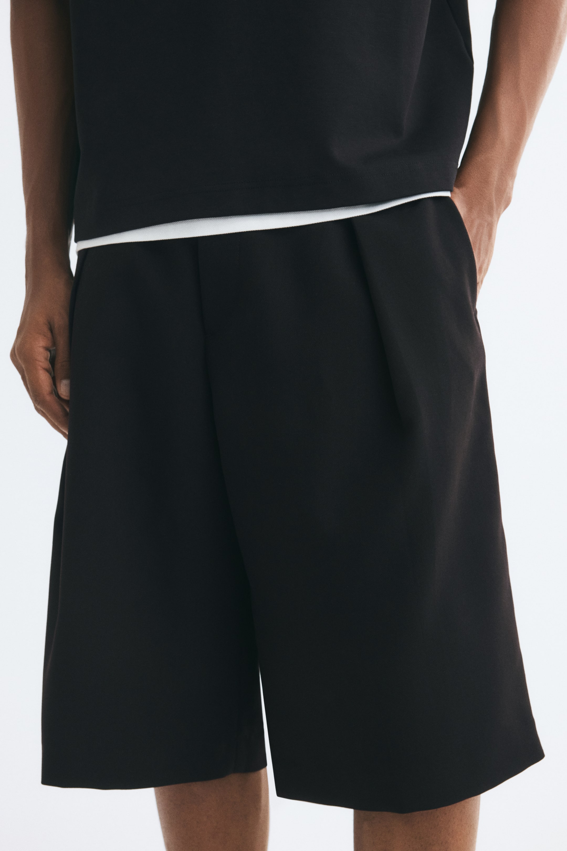 Loose-Fit Bermuda Shorts
