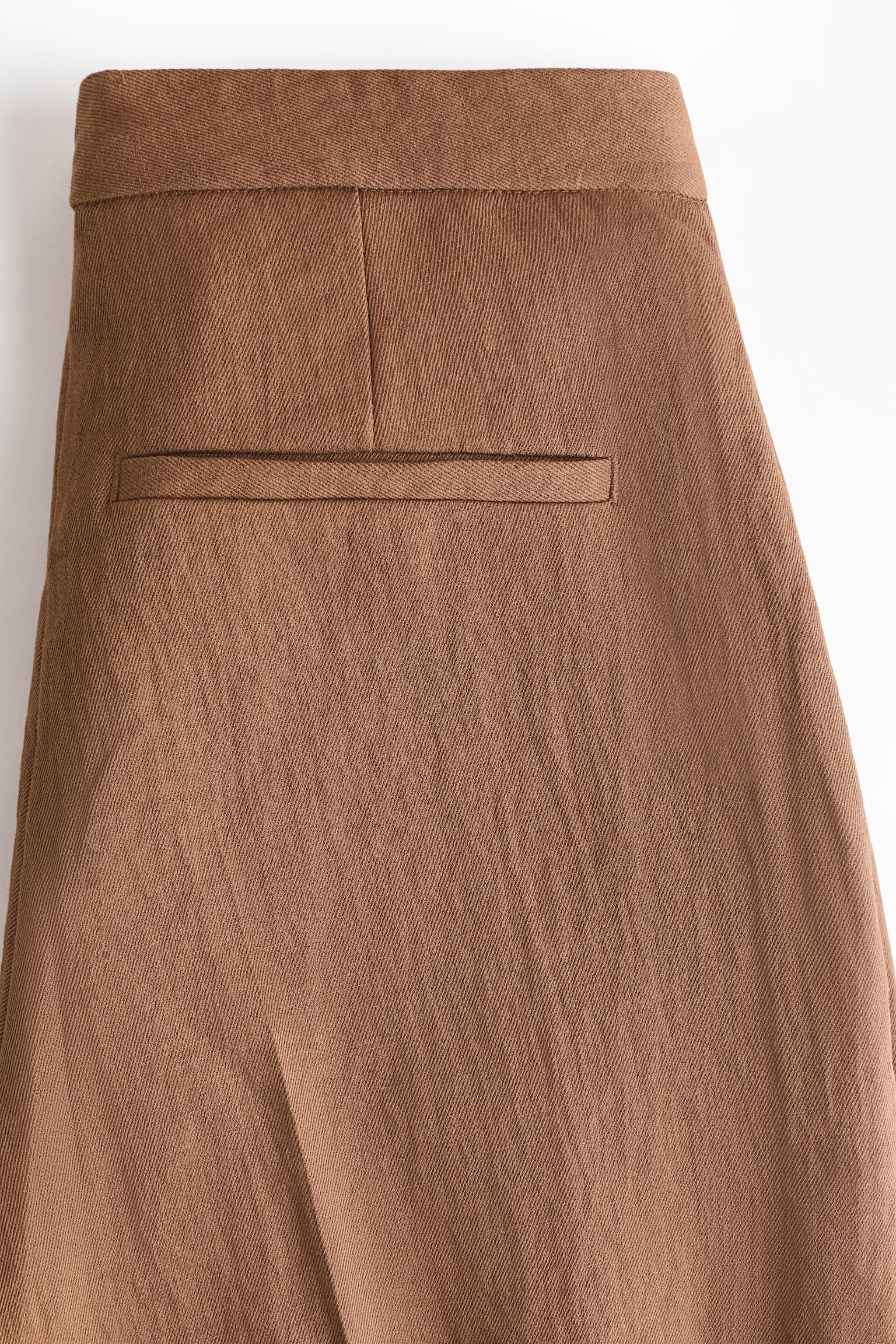 Wide tailored trousers - Brown/Beige/Bright red - 5