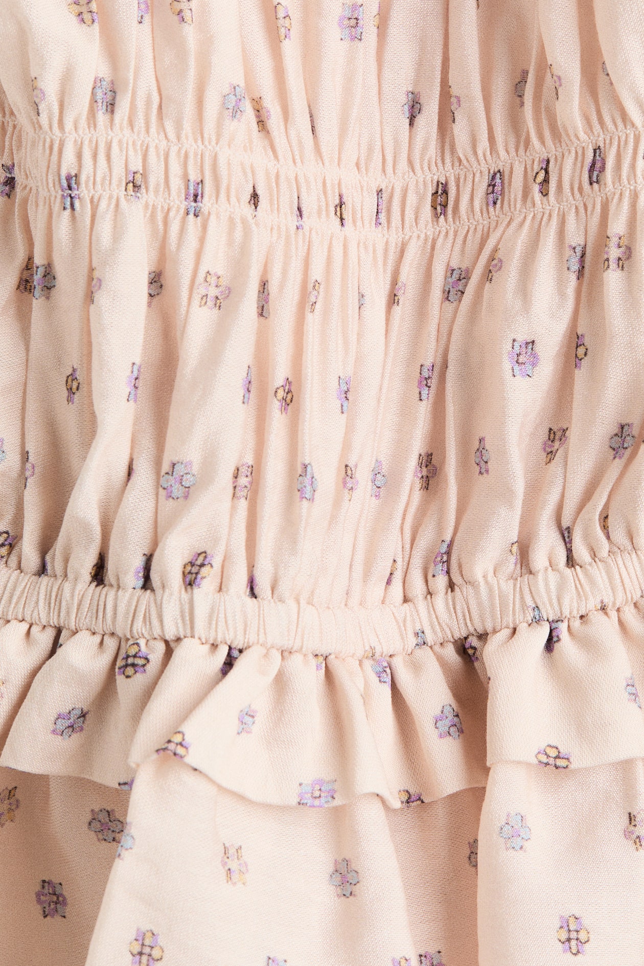 Sleeveless smocked blouse - image 5