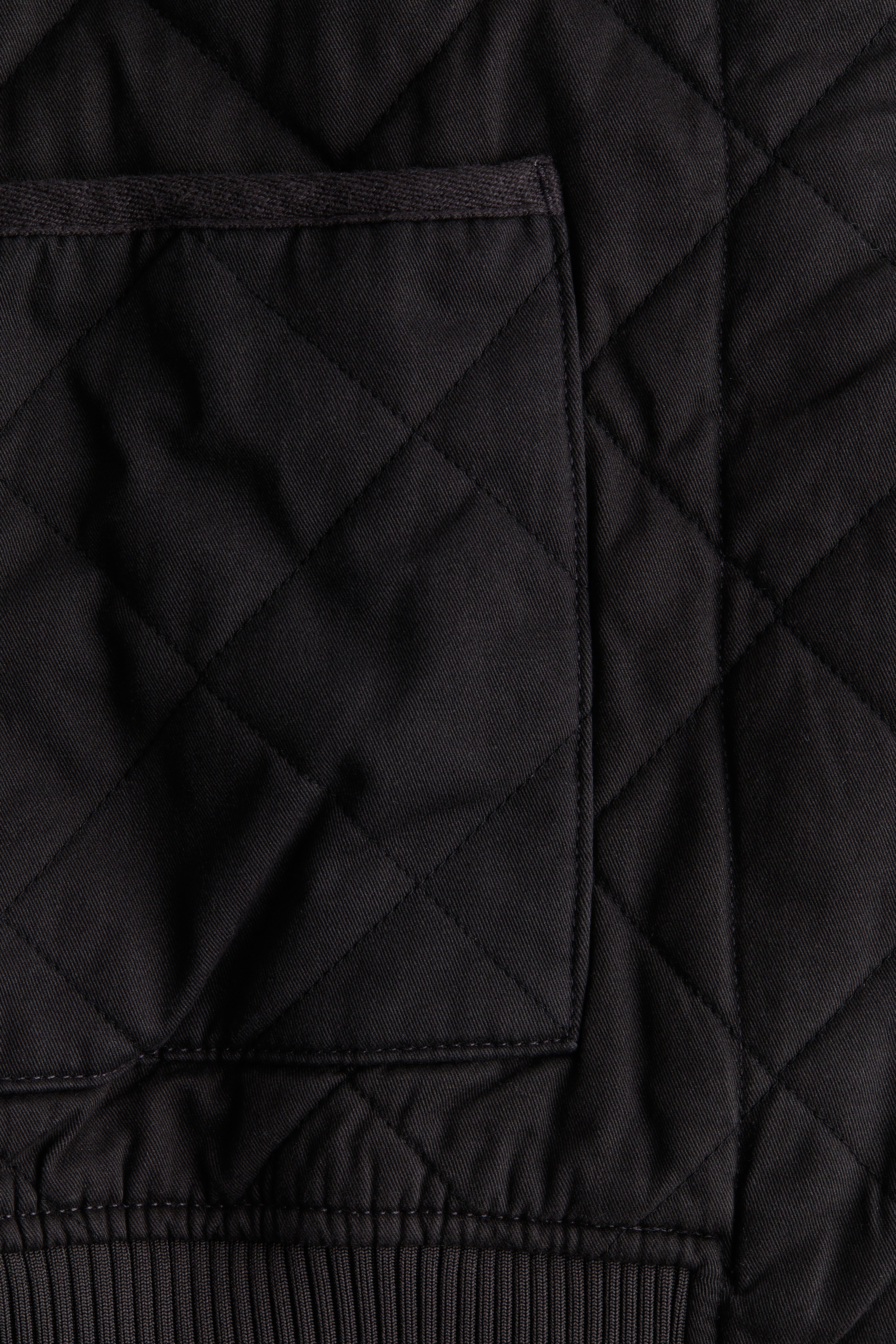 Quilted Bomber Jacket