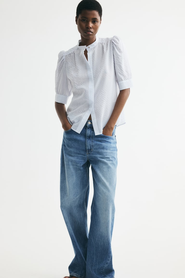 Bluza s puf rukavima