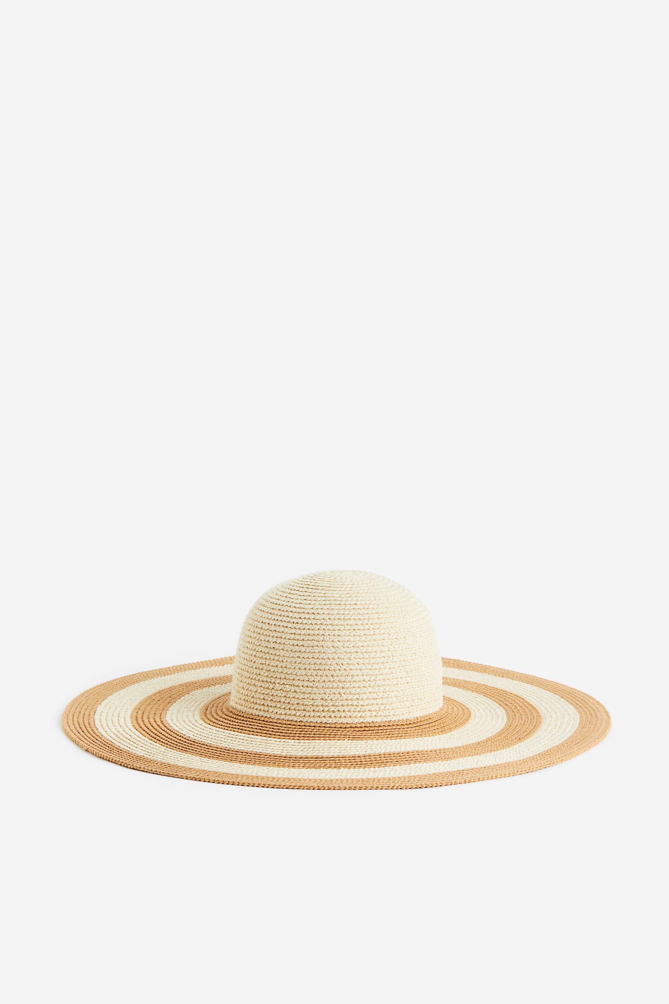 View larger image: Straw hat - Light beige/Patterned - Ladies | H&M IN 1