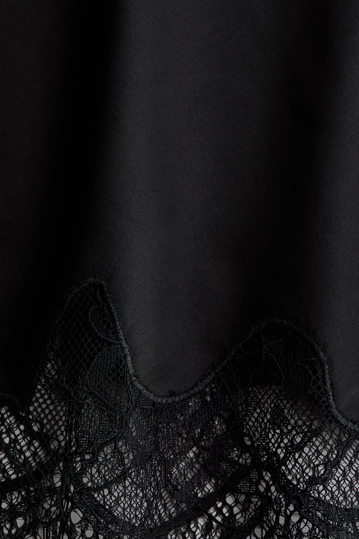 Lace-Trimmed Slip Skirt - image 3