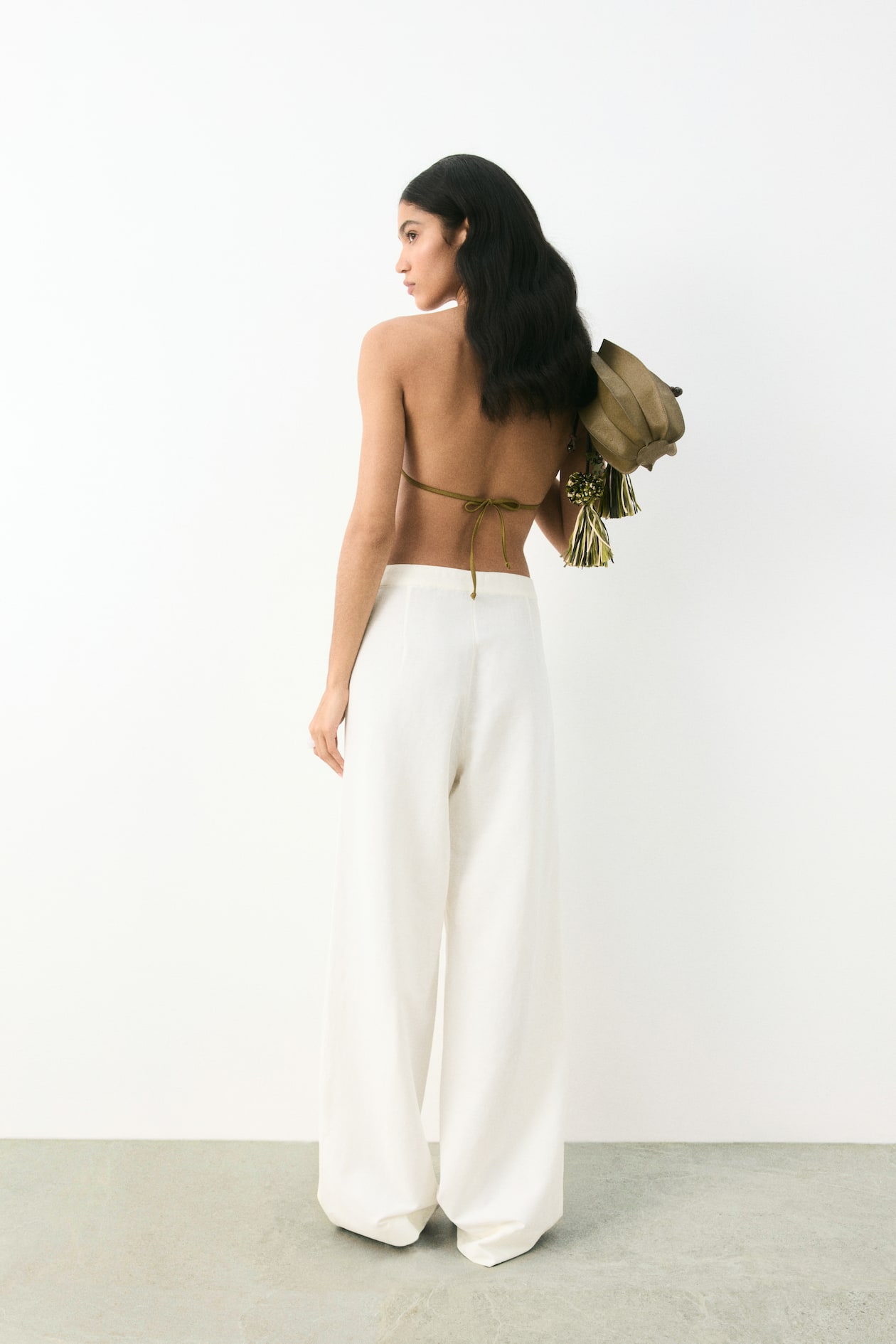 Linen-Blend Pants - image 3